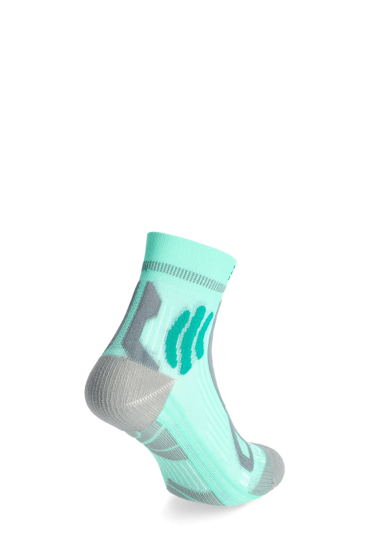 X-Socks Trail Run Energy 4.0 Női Futózokni - audrey green/pearl grey