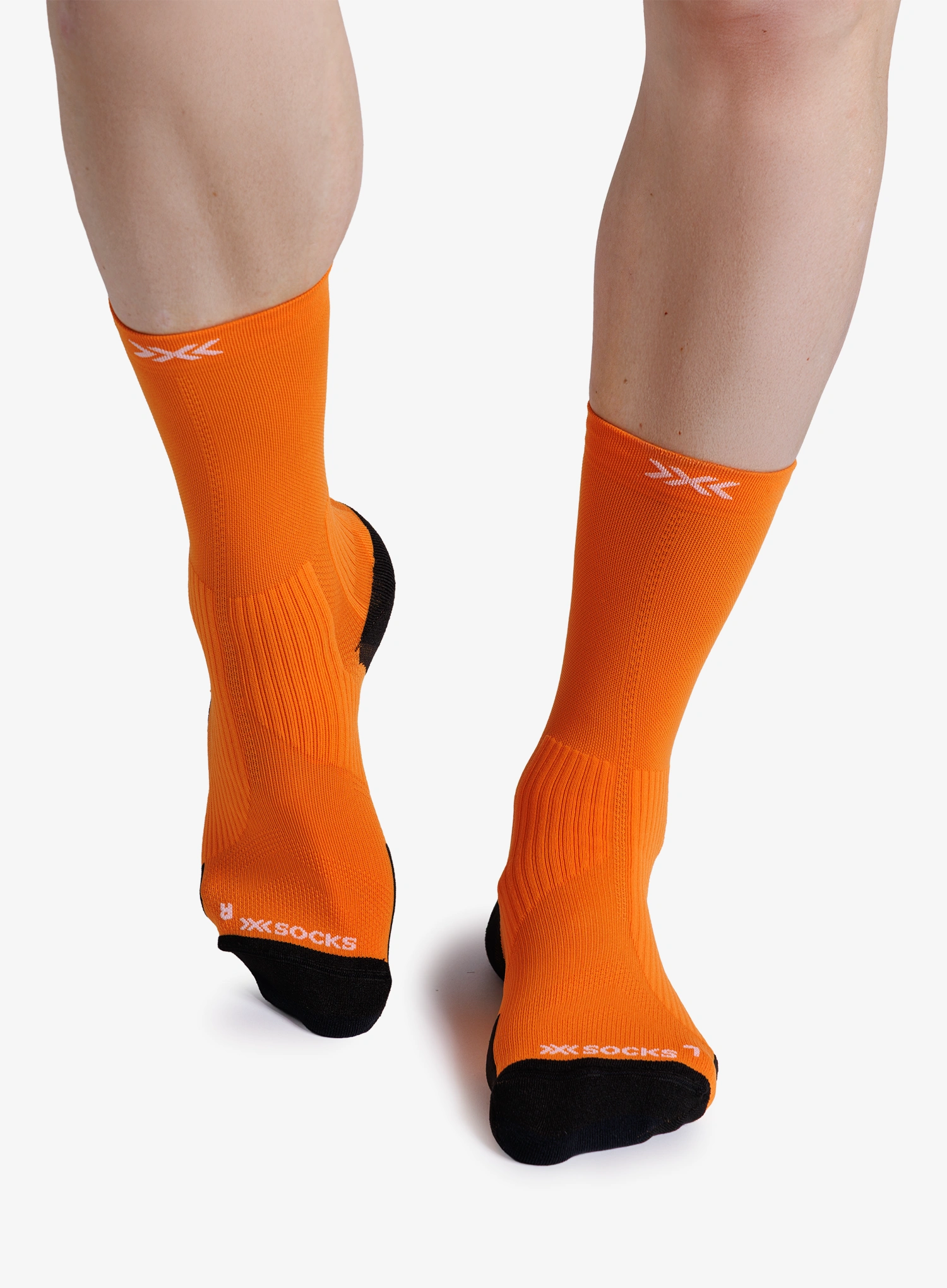 X-Socks Trailrun Perform Crew Futózokni - flame orange