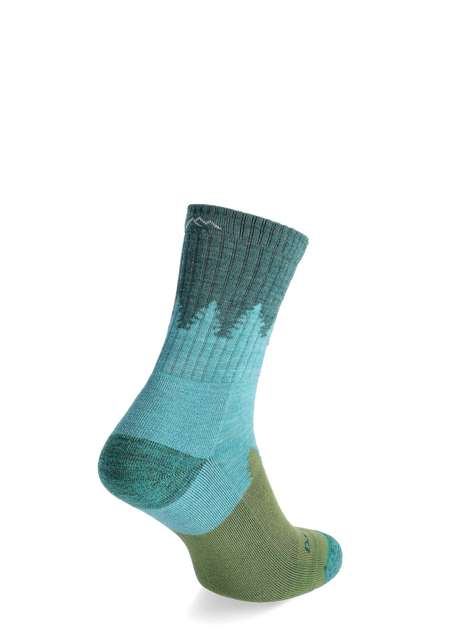 Darn Tough Treeline Micro Crew Midweight with Cushion Női zokni - aqua