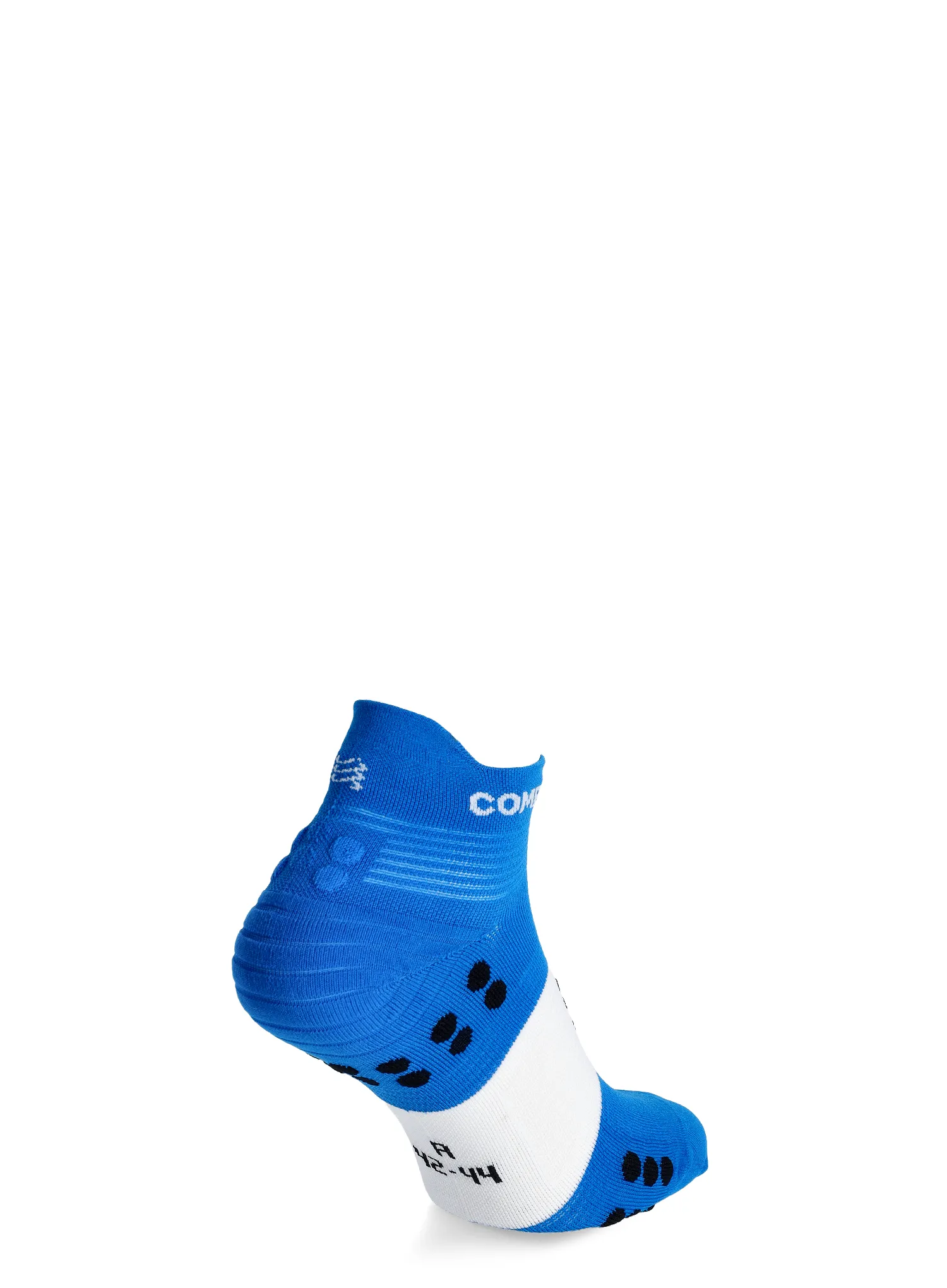 Compressport Pro Racing Socks v4.0 Run Low Futózokni - princess blue/white