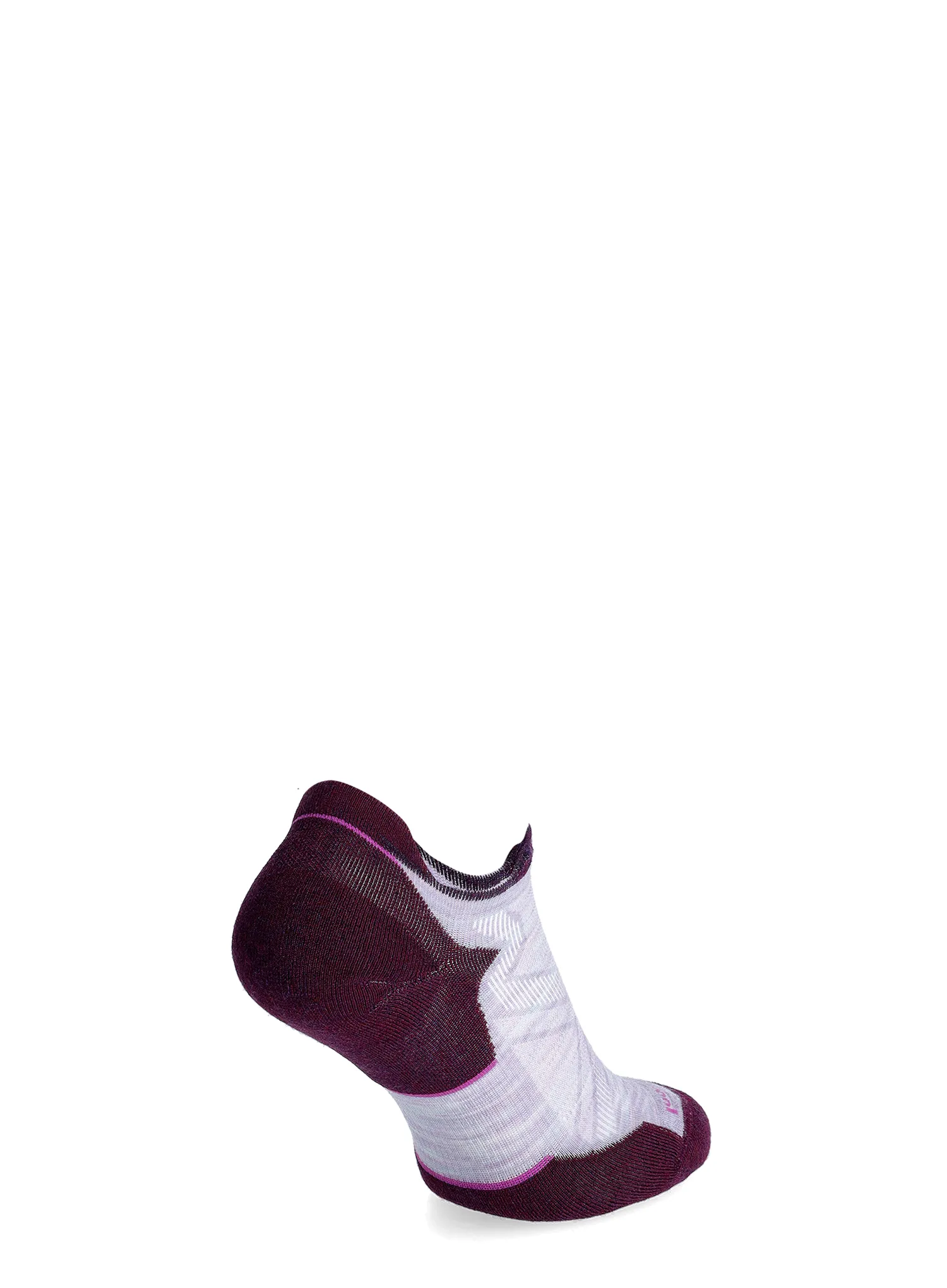 Smartwool Run Targeted Cushion Low Ankle Socks Női futózokni - purple/white