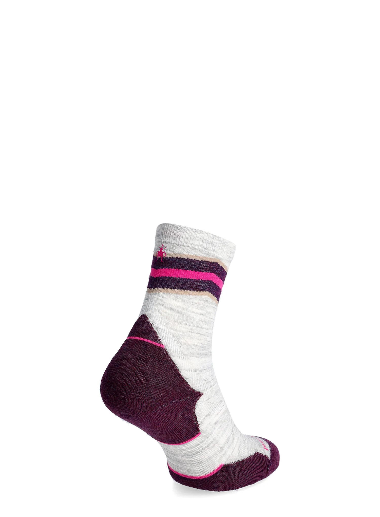 Smartwool Run Targeted Cushion Mid Crew Socks Női futózokni - ash