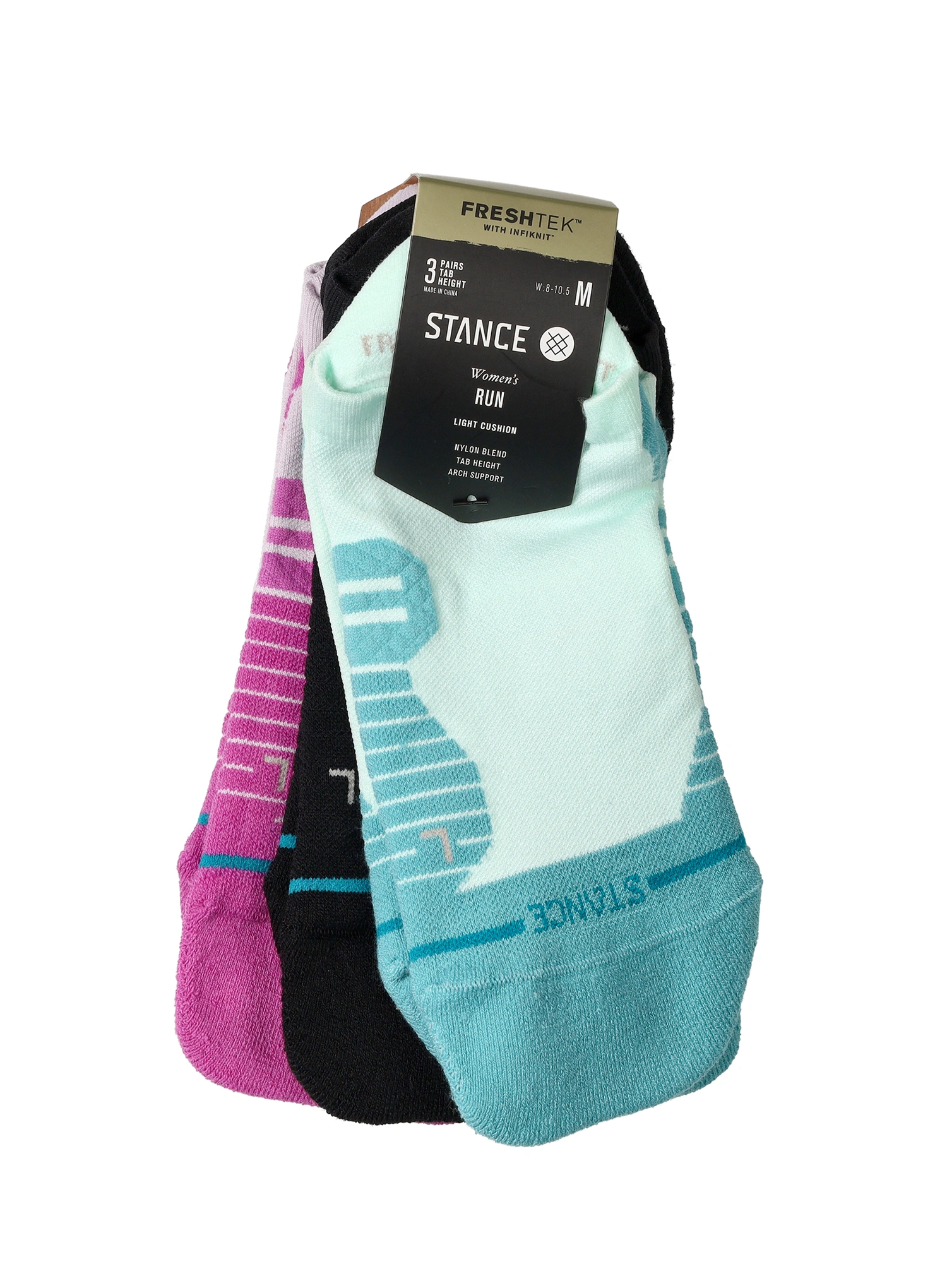 Stance Fusion Light 3 Pack Női futózokni - multi