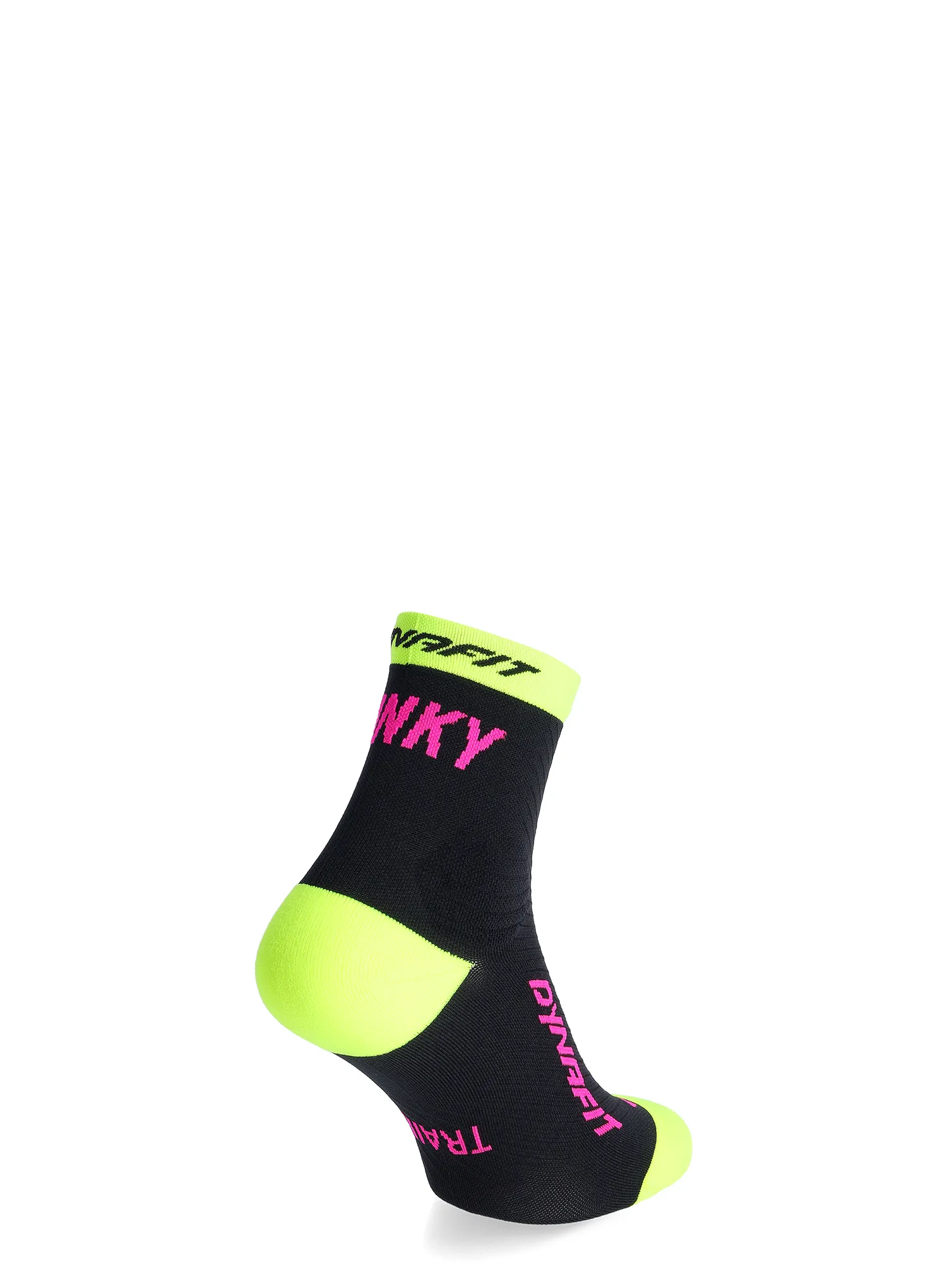 Dynafit Trail Mid Socks Futózokni - black out/ultra yellow