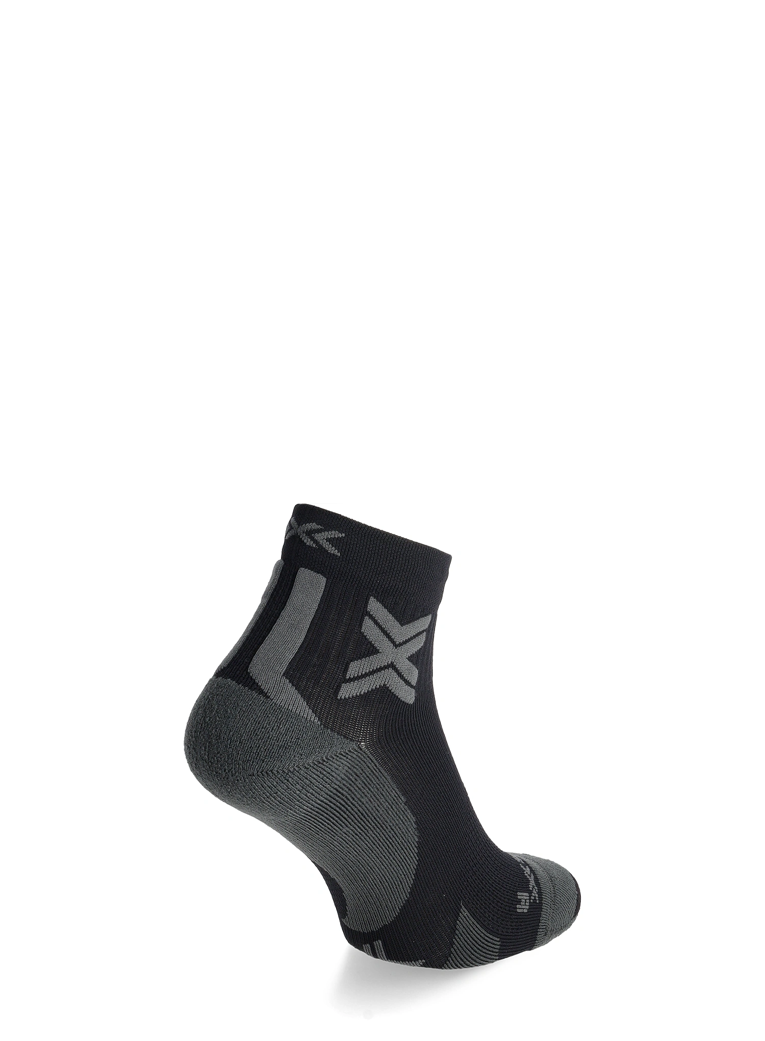 X-Socks Run Discover Ankle Futózokni - black/charcoal