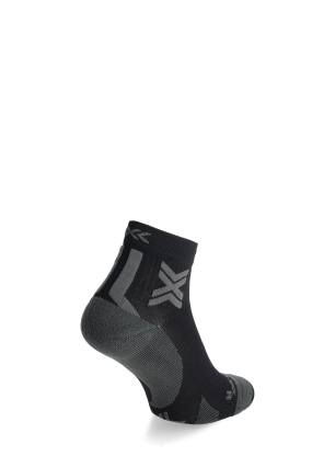 X-Socks Run Discover Ankle Futózokni - black/charcoal