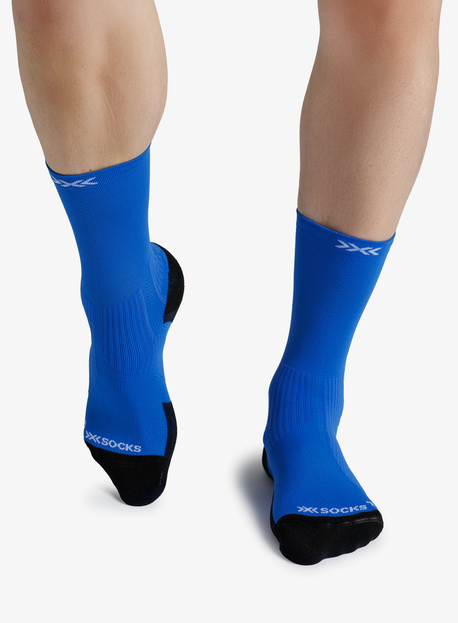 X-Socks Trailrun Perform Crew Futózokni - electric blue