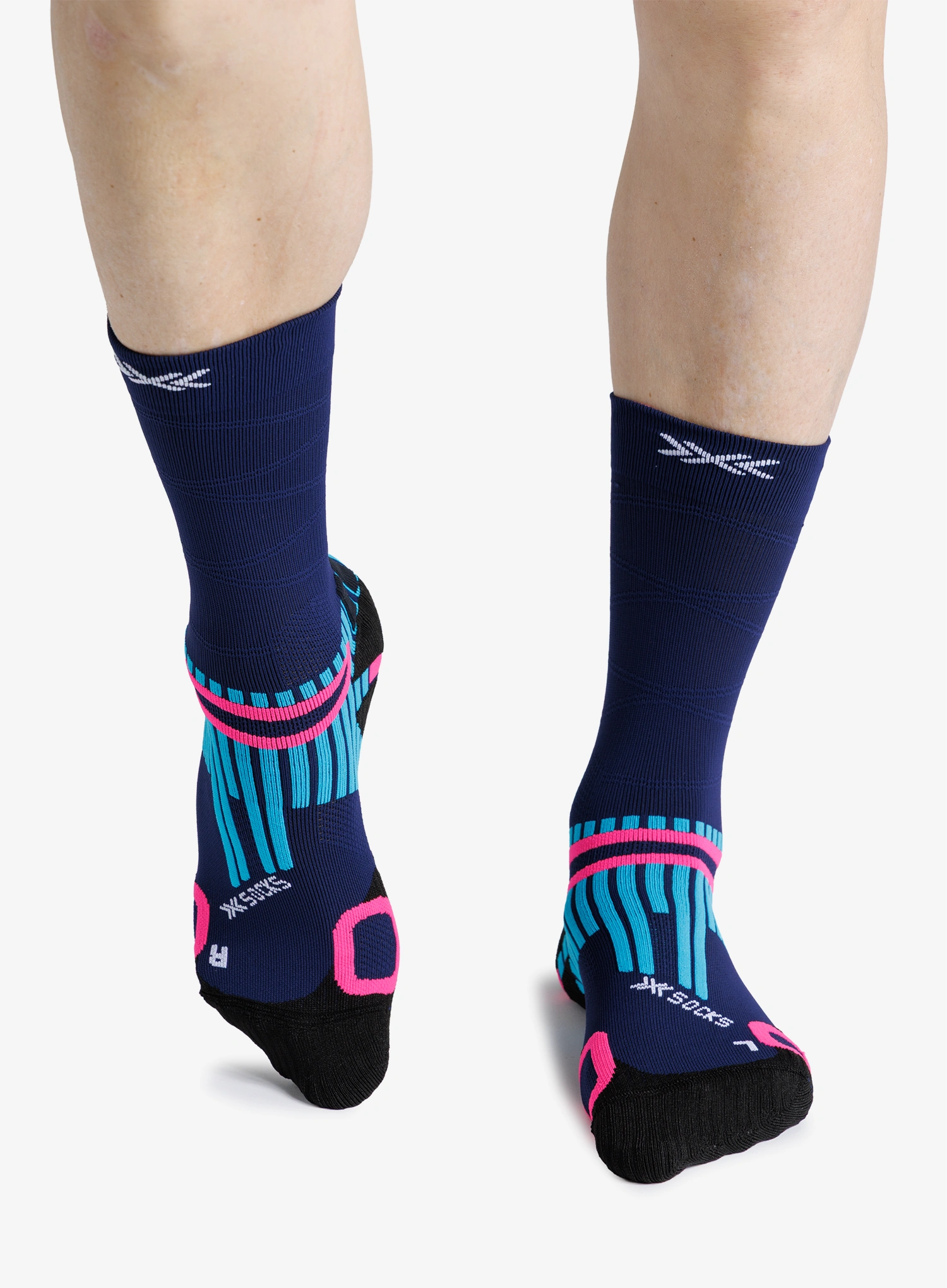 X-Socks Hike Anatomix Crew Túrazokni - marine
