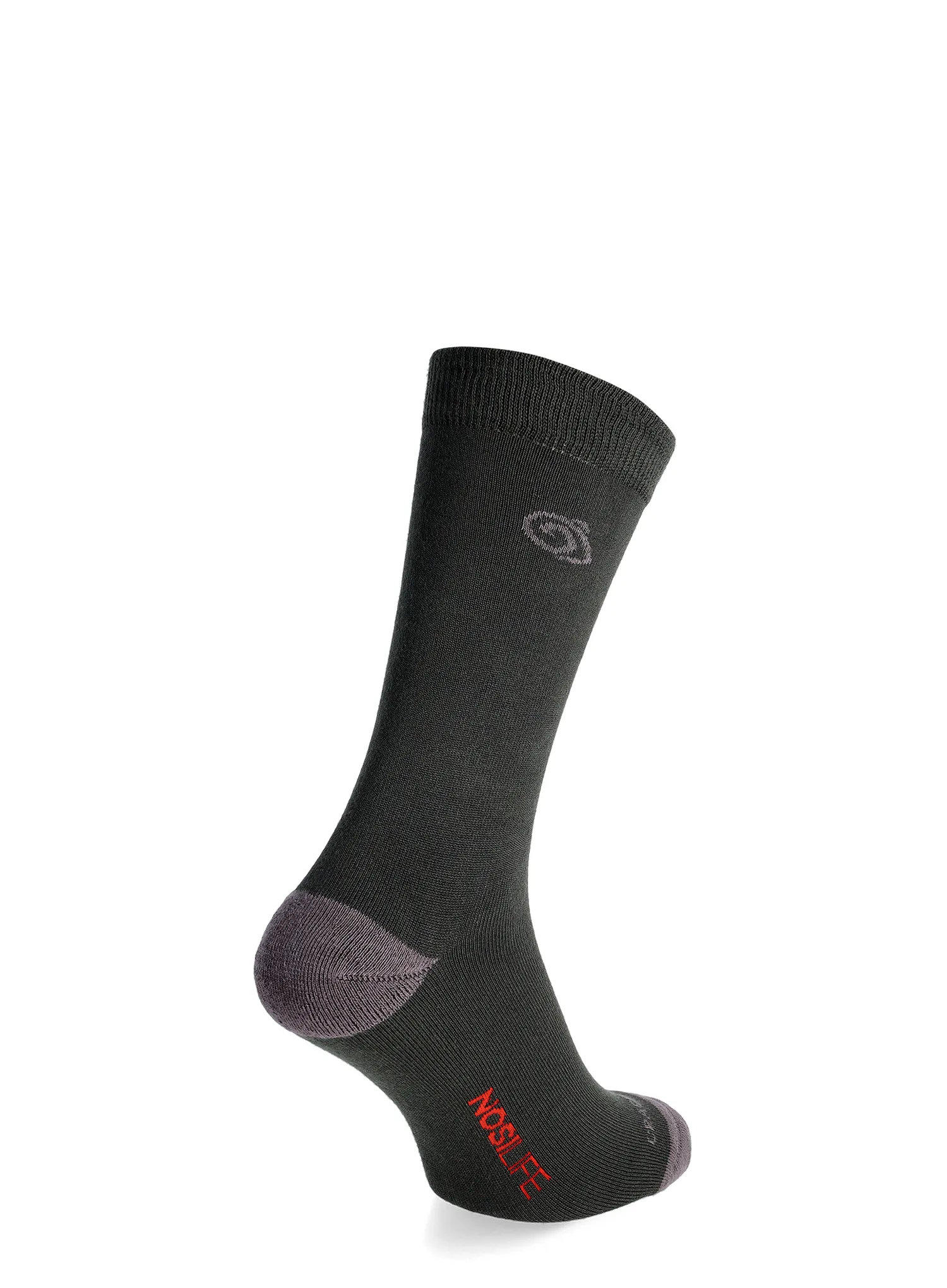 Craghoppers NosiLife Travel Single Pack Socks Túrazokni - black pepper/mid grey
