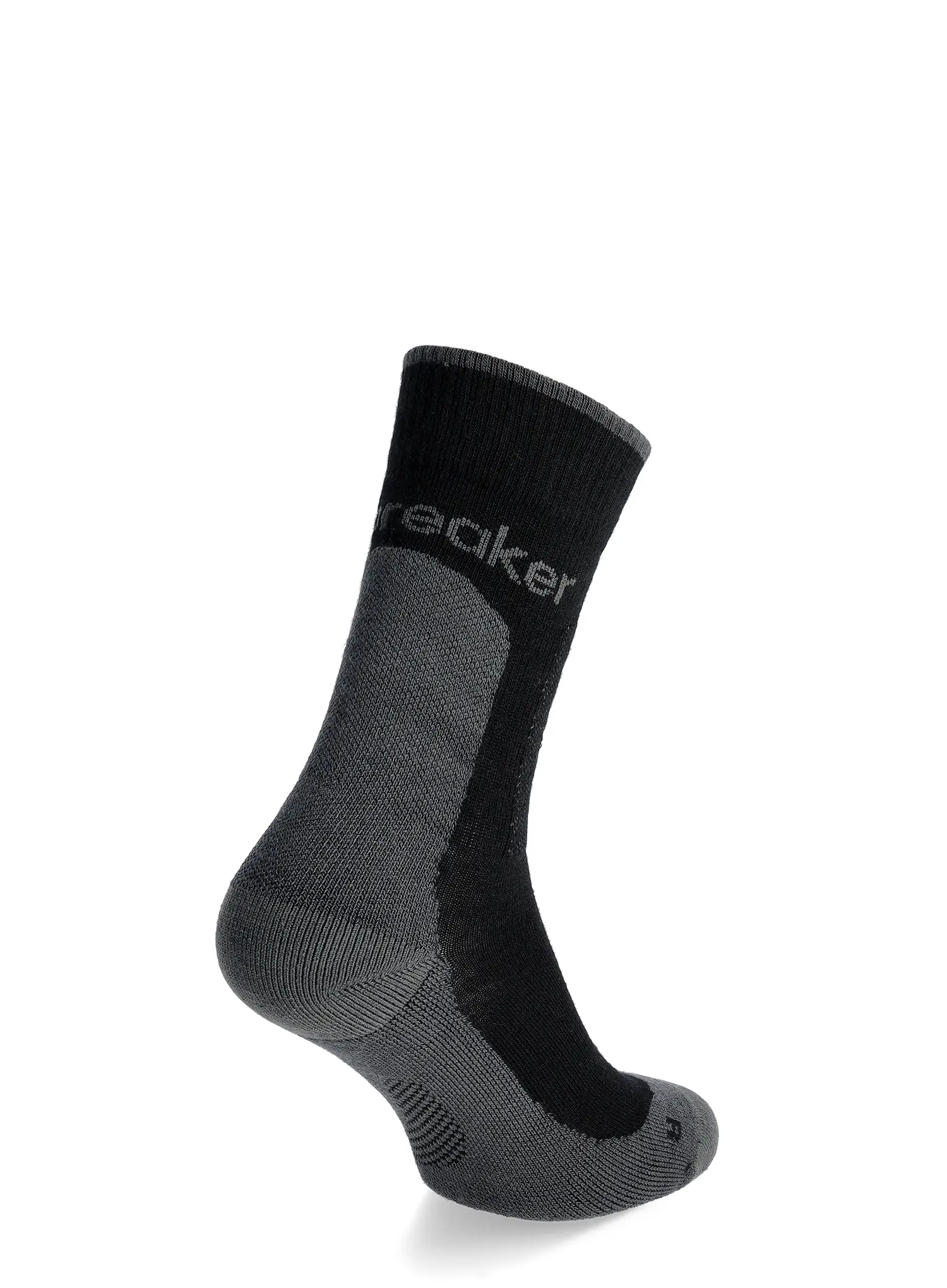 Icebreaker Merino Hike+ Medium Crew Túrazokni - black/obsidian