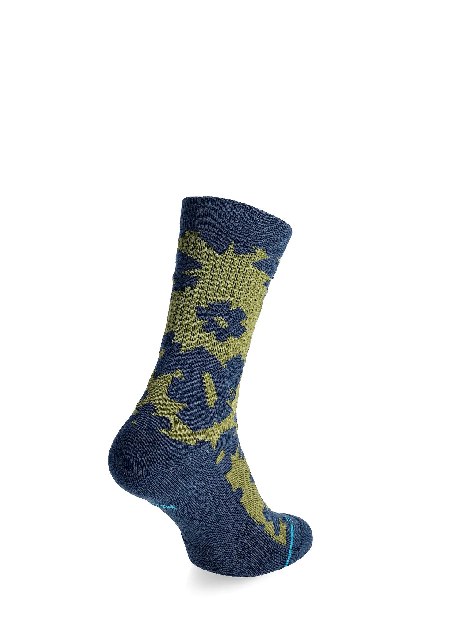 Stance Stomped Crew Túrazokni - olive