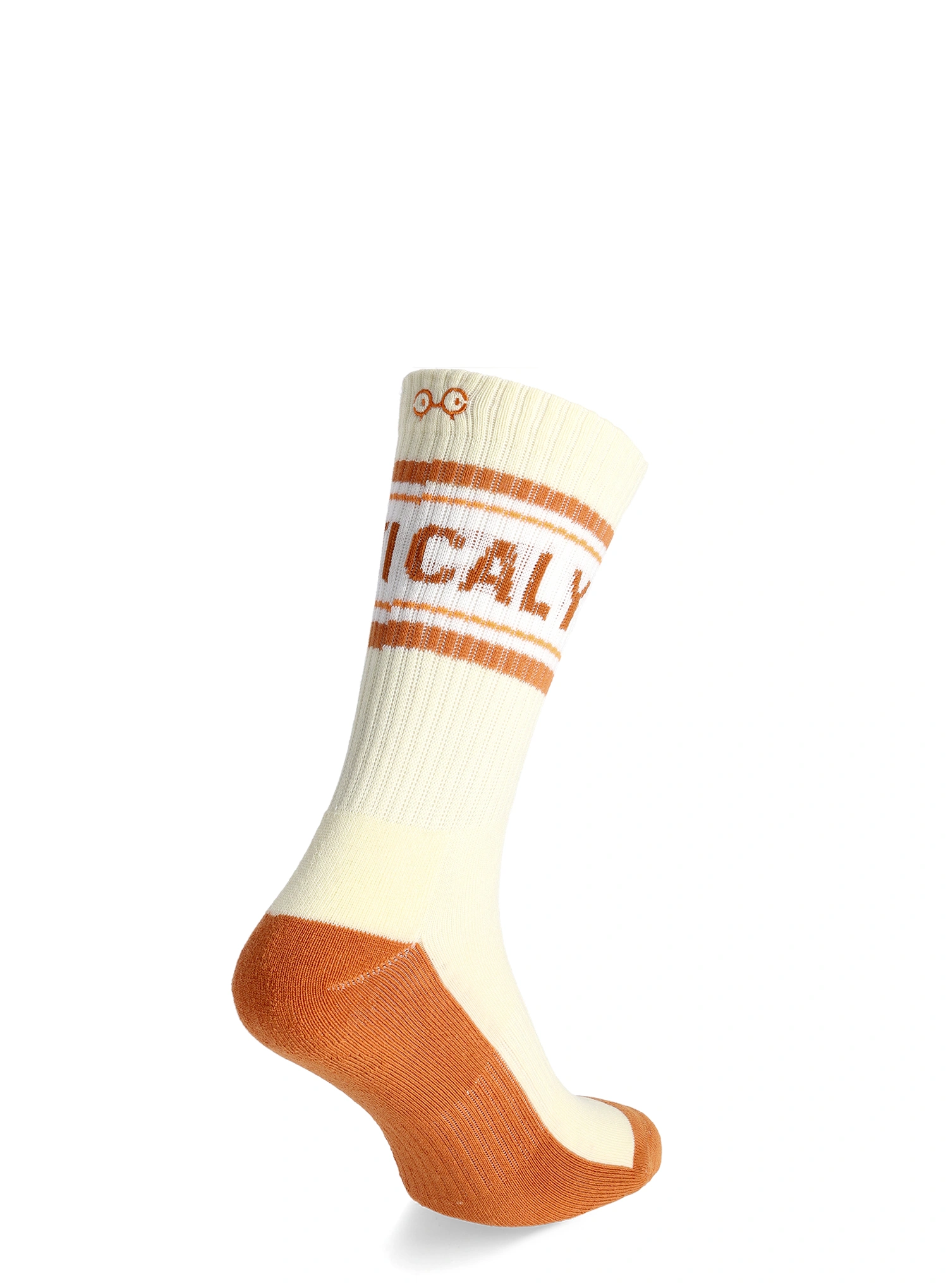 Y&Y Vertical Old School Vibes Túrazokni - cream/rust