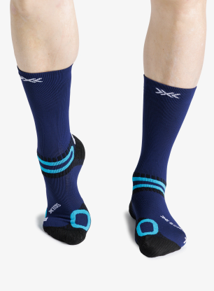 X-Socks Hike Discover Crew Zokni - marine