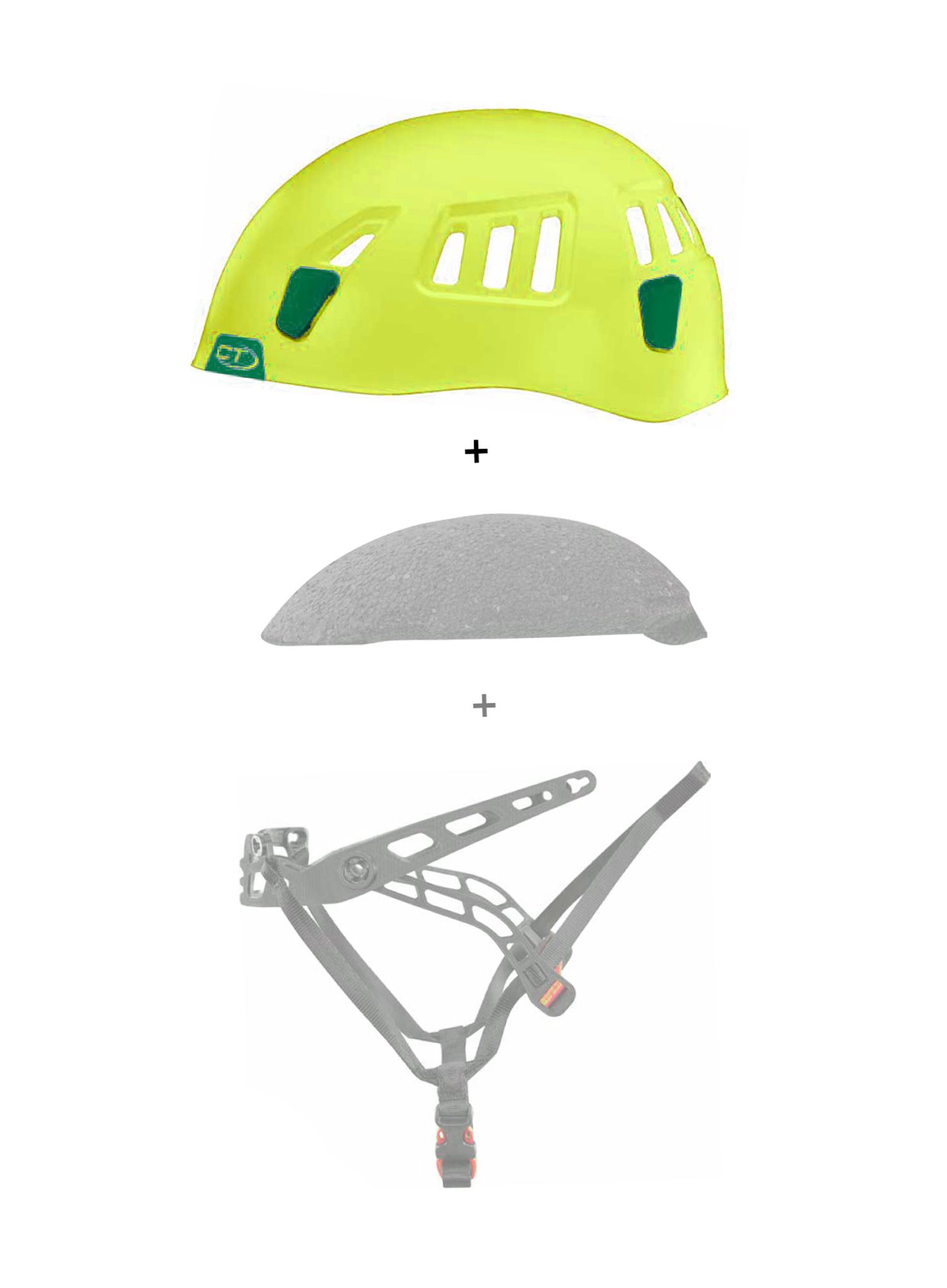 Climbing Technology/SKYLOTEC Moon External Shell Bukósisakhéj - green/dark green