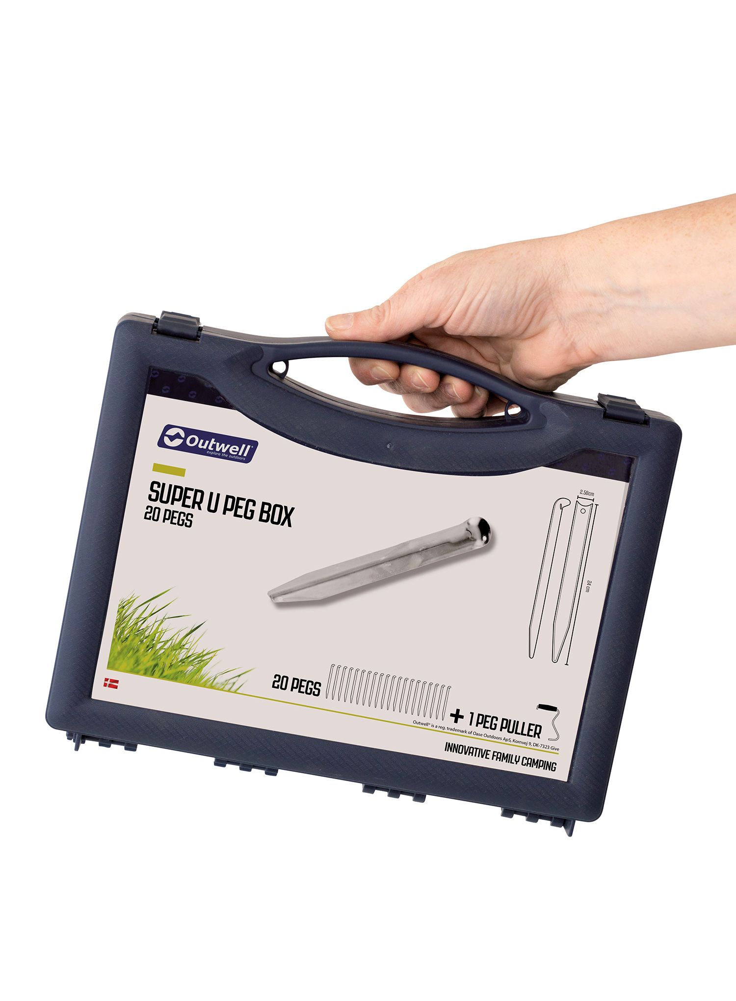 Outwell Super U-Peg Box Sátorcövek