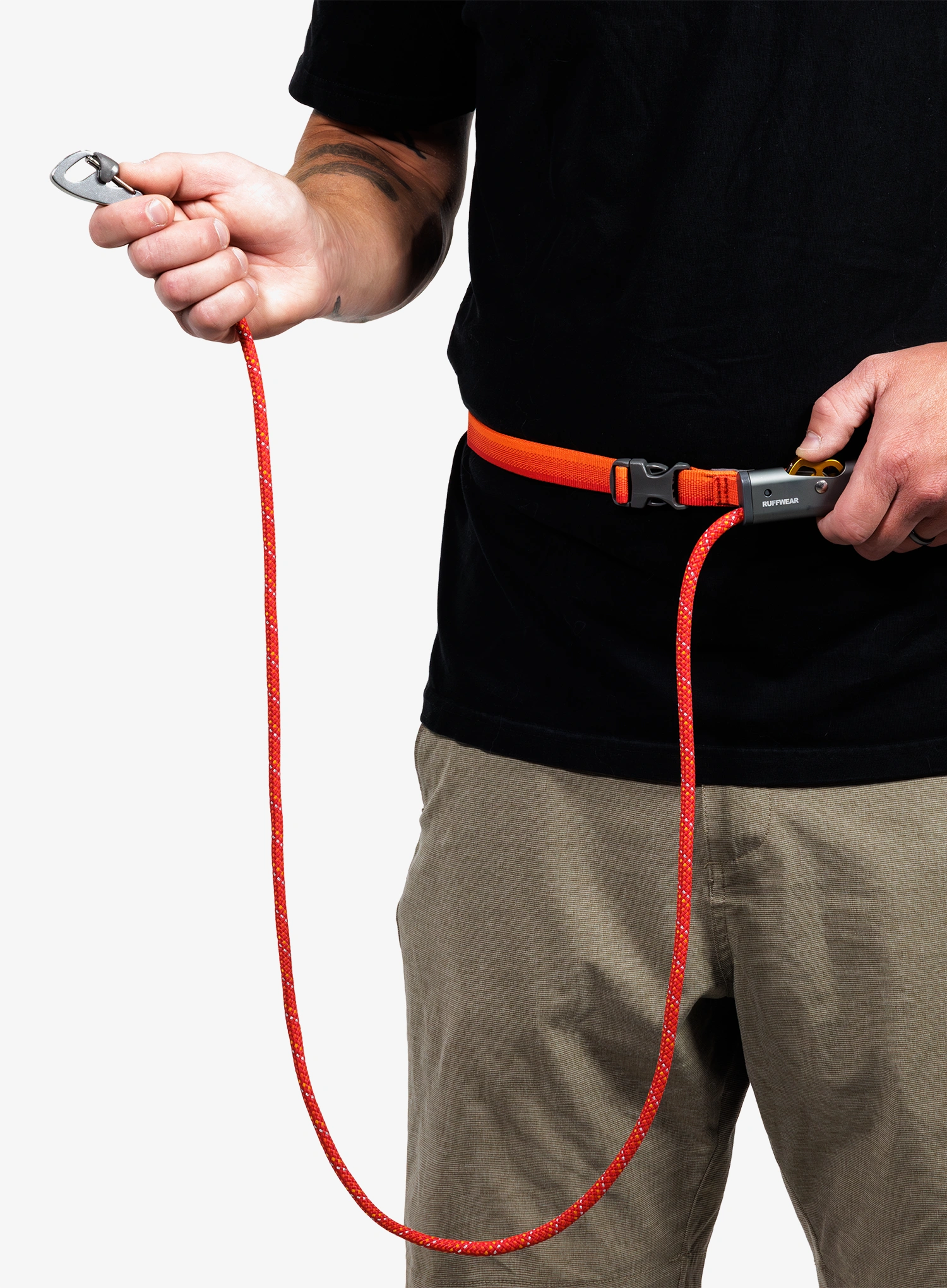 Ruffwear Hitch Hiker Leash Kutyapóráz - red currant
