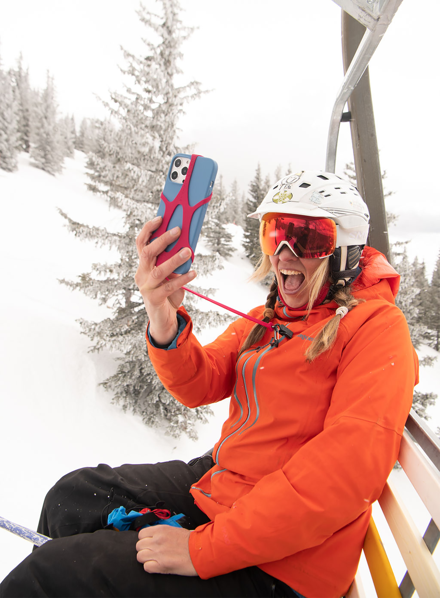 Telefon pánt Koala 2.0 Super-Grip - campfire gray