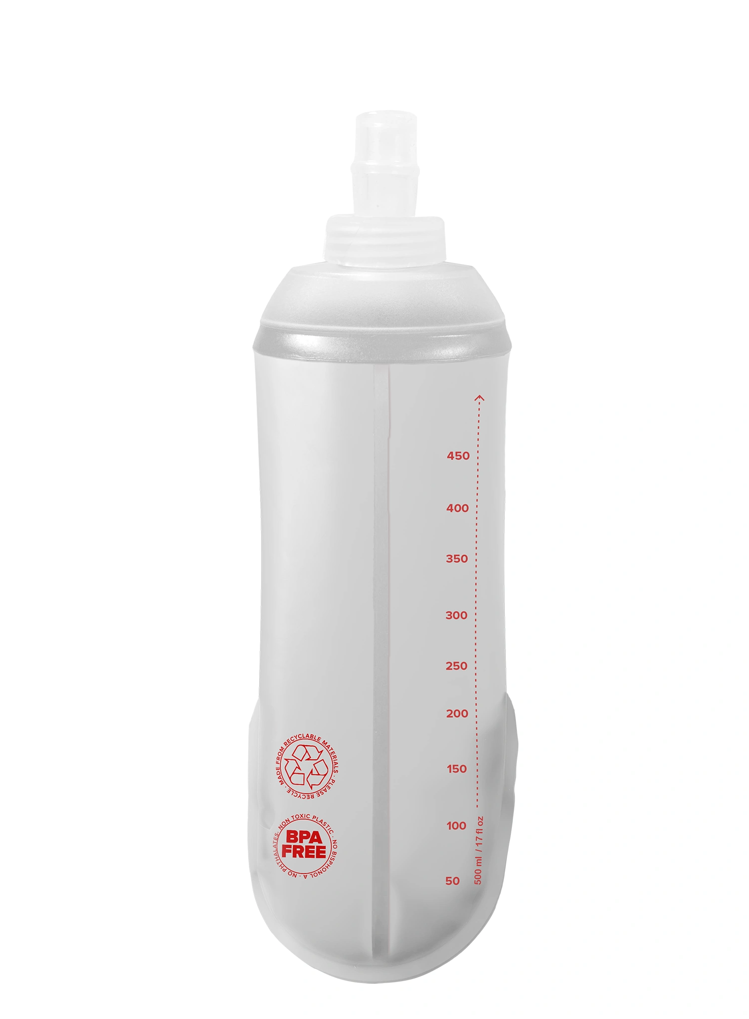 Compressport ErgoFlask 500ml Összecsukható kulacs - clear