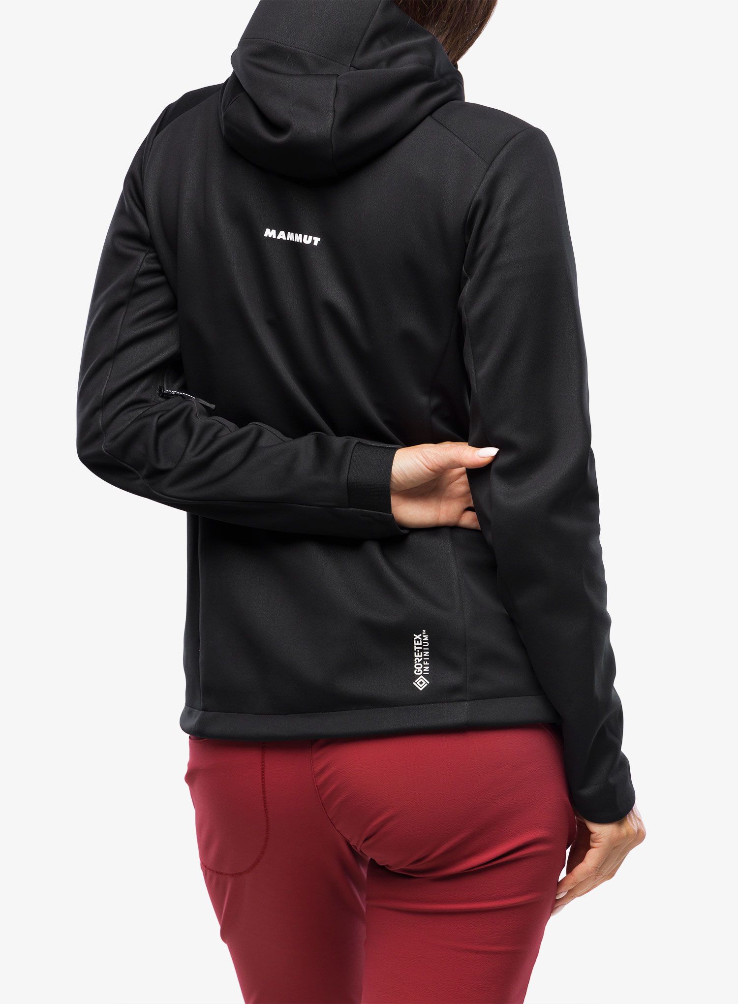 Mammut Ultimate VII SO Hooded Jacket Női Softshell - black