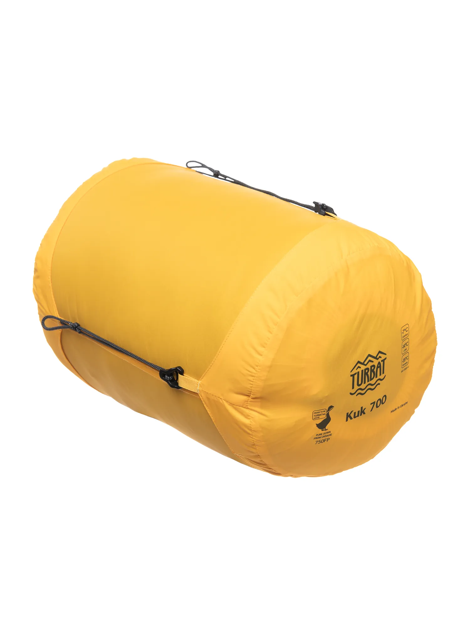 Turbat Kuk 700 (195 cm) Pehely hálózsák - legion blue/dark cheddar