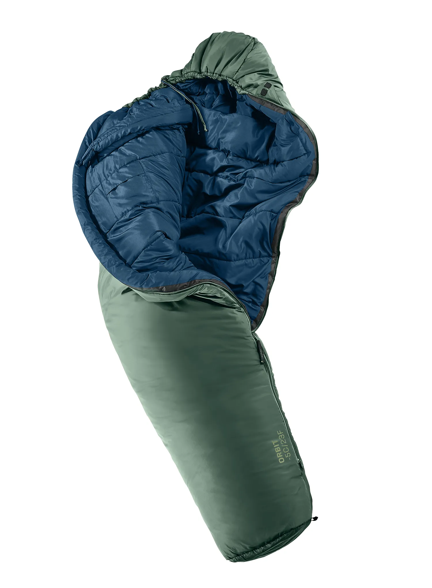 Deuter Orbit -5° REG (185 cm) Szintetikus töltetű hálózsák - ivy/ink