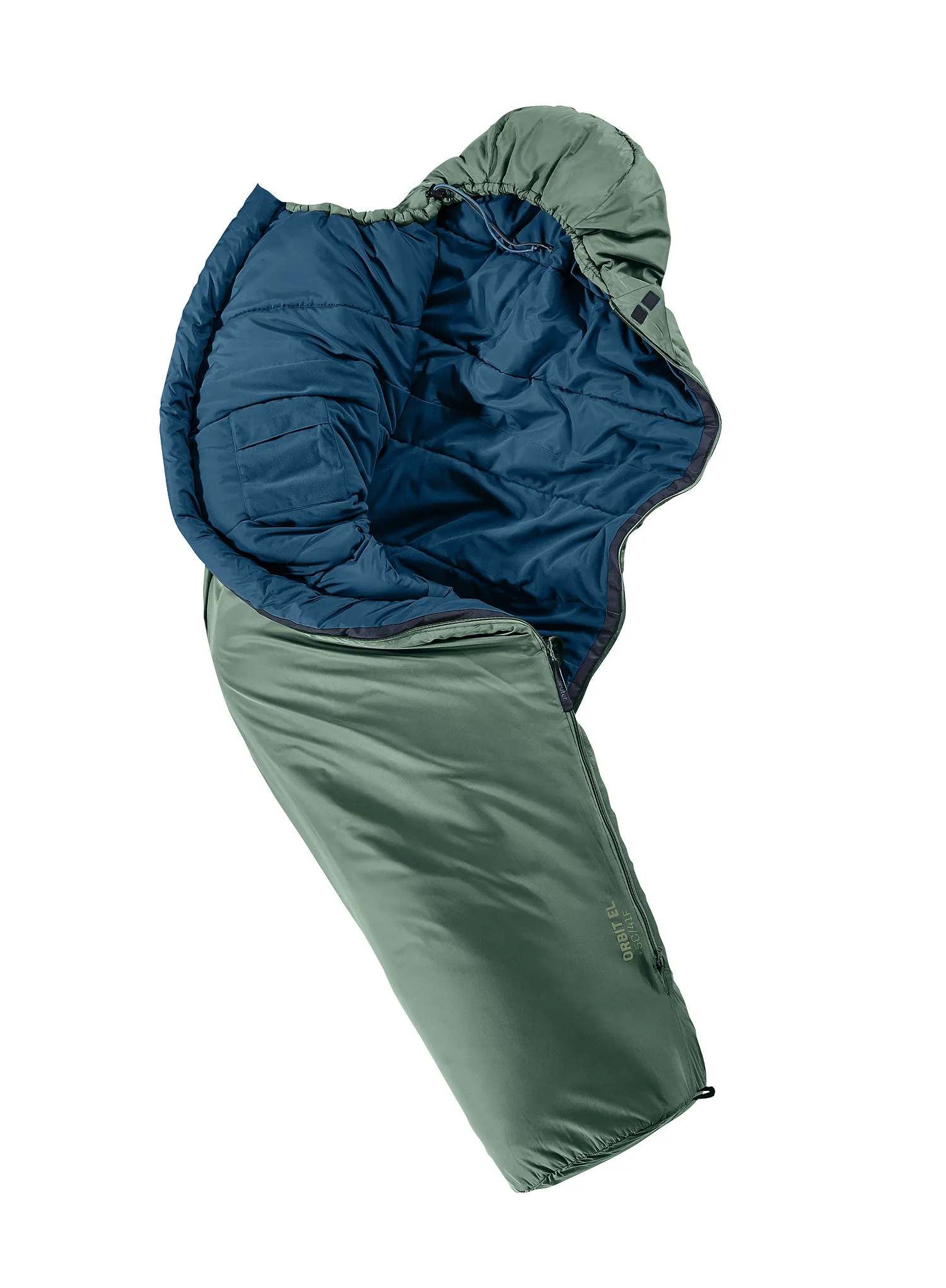 Deuter Orbit EL +5 (200 cm) Szintetikus töltetű hálózsák - ivy/ink