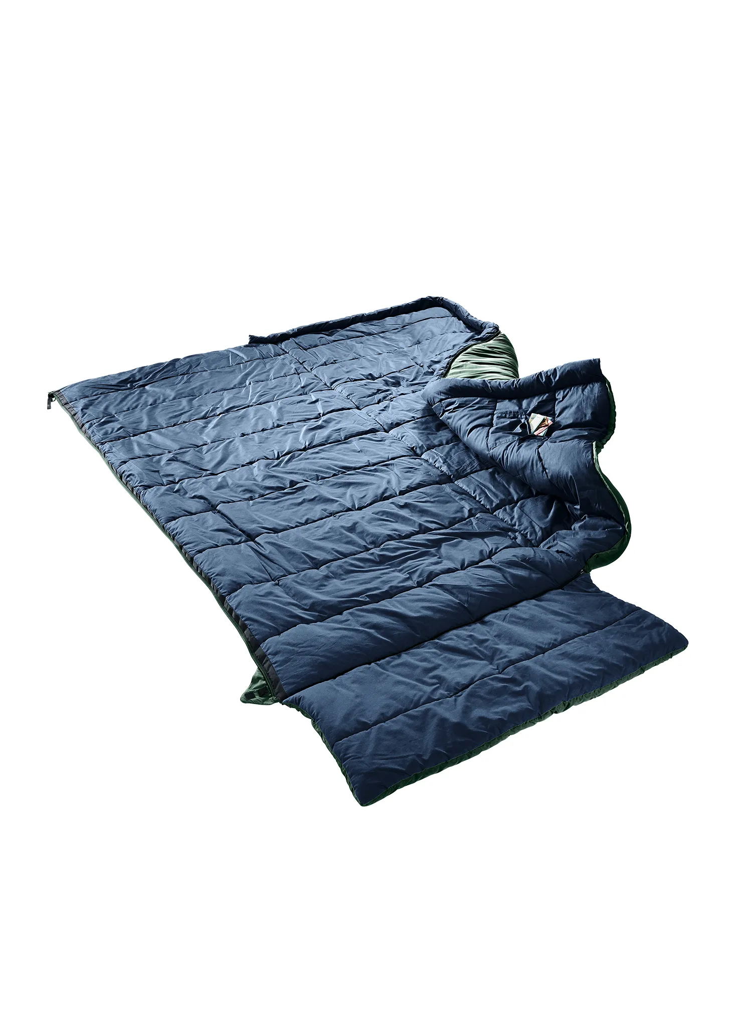 Deuter Orbit SQ +6 (200 cm)  Szintetikus töltetű hálózsák - ivy/ink