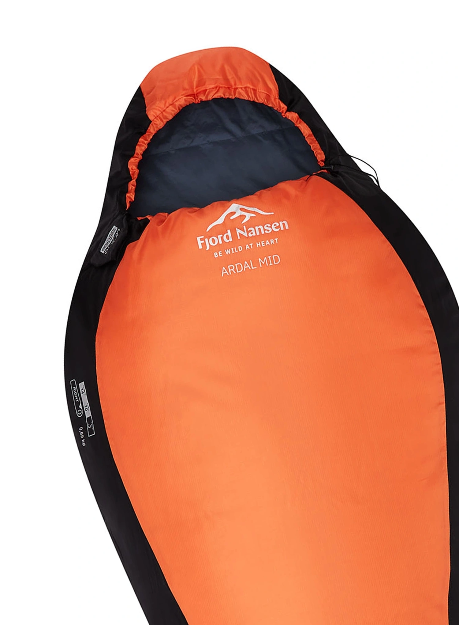 Fjord Nansen Ardal XL SBS (200 cm) Szintetikus töltetű hálózsák - carnelian