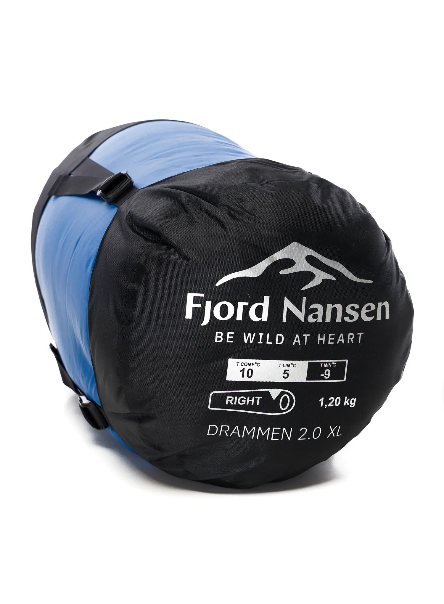 Fjord Nansen Drammen 2.0 XL (200 cm) Szintetikus töltetű hálózsák - sapphire/sapphire