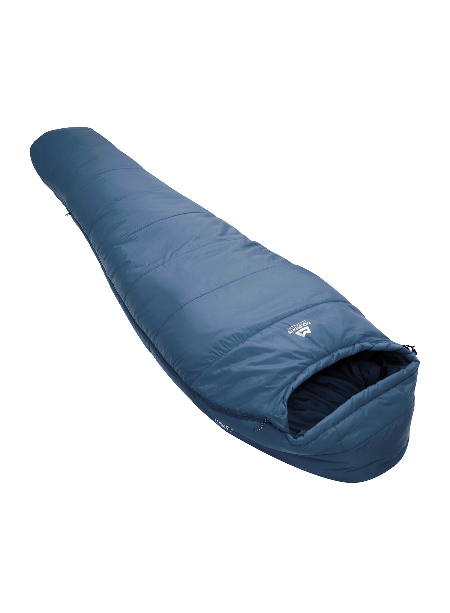 Mountain Equipment Lunar II Long (197 cm) Szintetikus töltetű hálózsák - blue denim