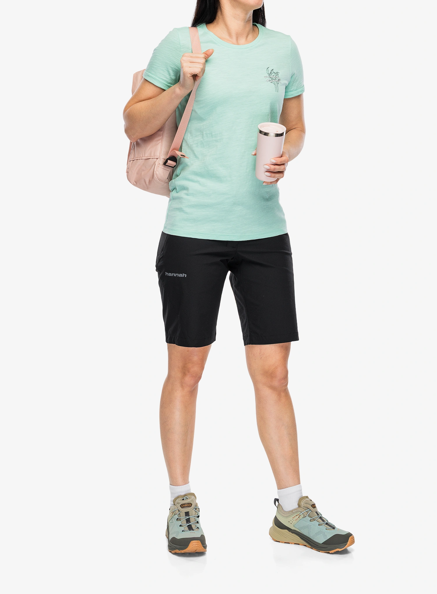 Hannah Atta Shorts Női rövidnadrág - anthracite