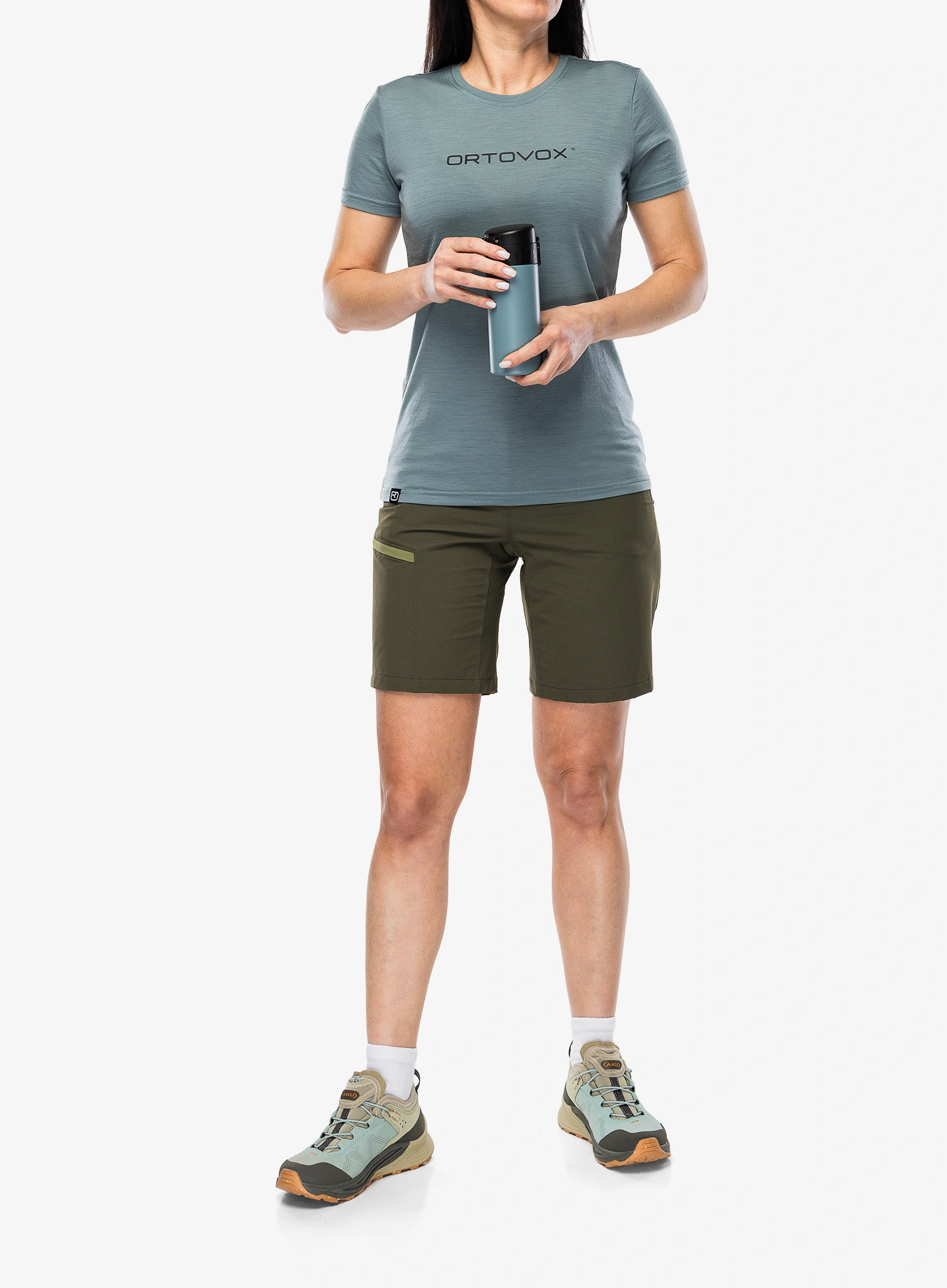 Ortovox Pelmo Shorts Női rövidnadrág - dark wild herbs