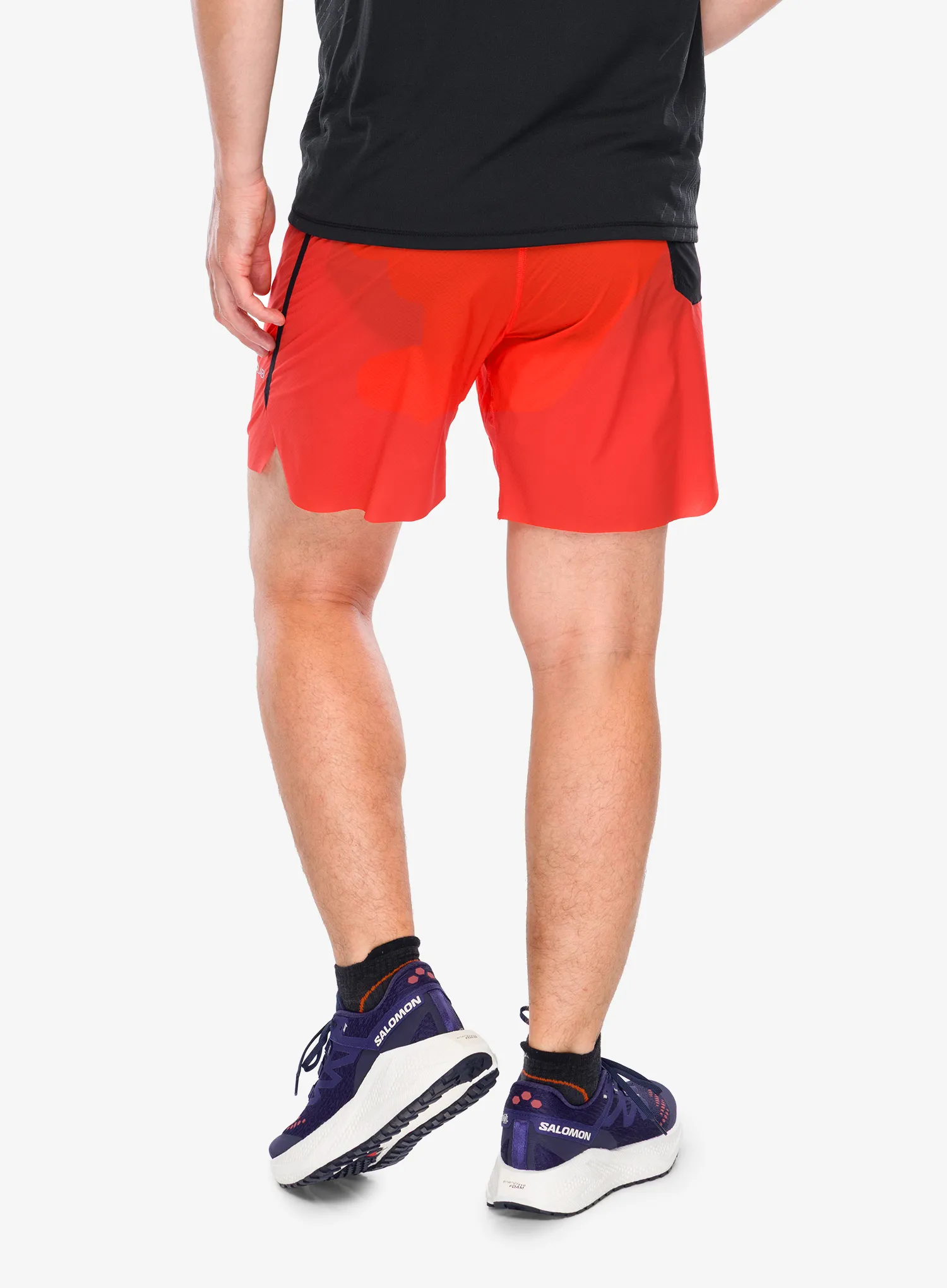 Salomon S/Lab Speed Spl 7 Shorts Férfi rövid 2 az 1-ben futónadrág - fiery red