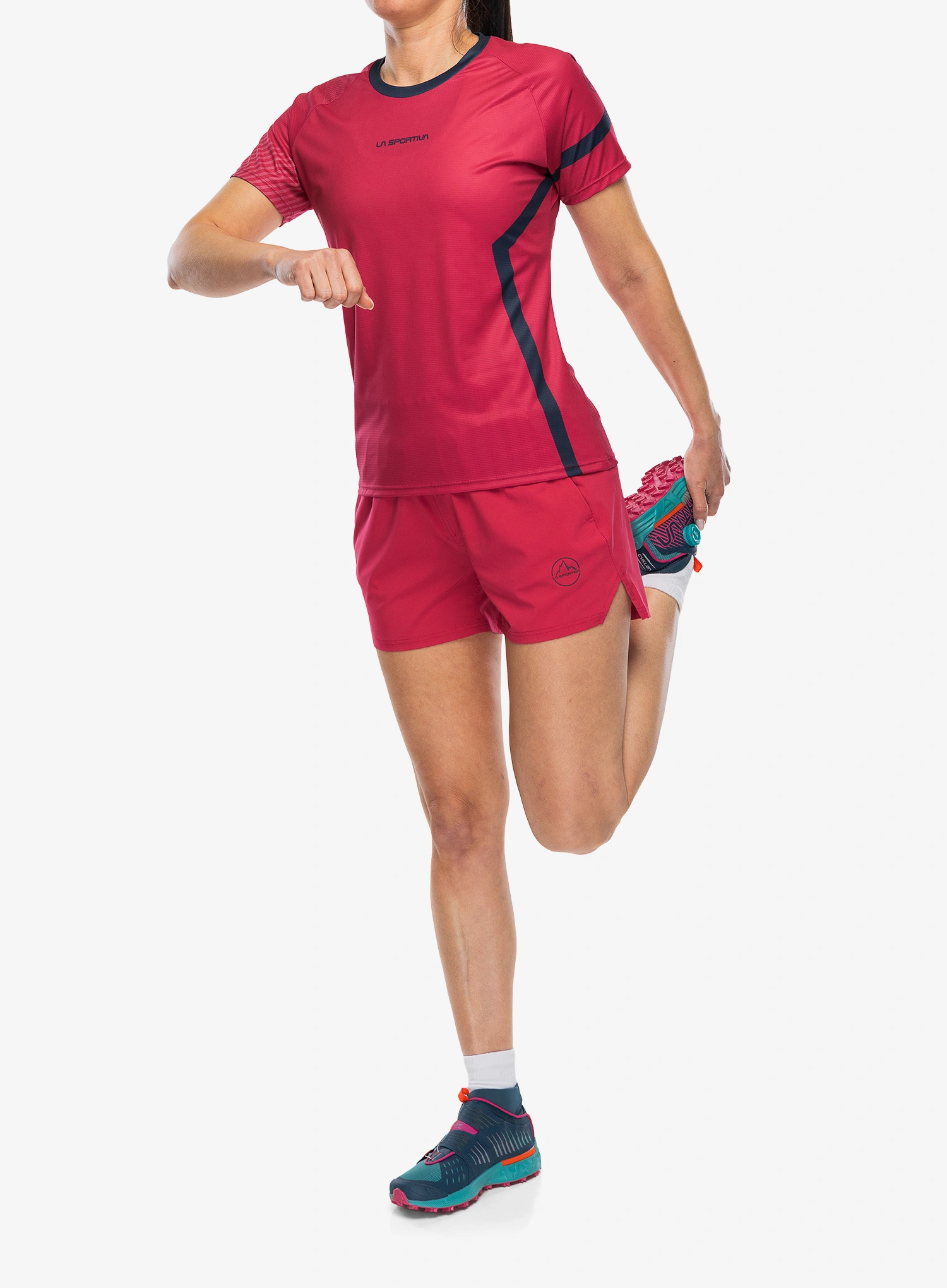 La Sportiva Pure 4in Short Női rövid futónadrág - azalea/night sky
