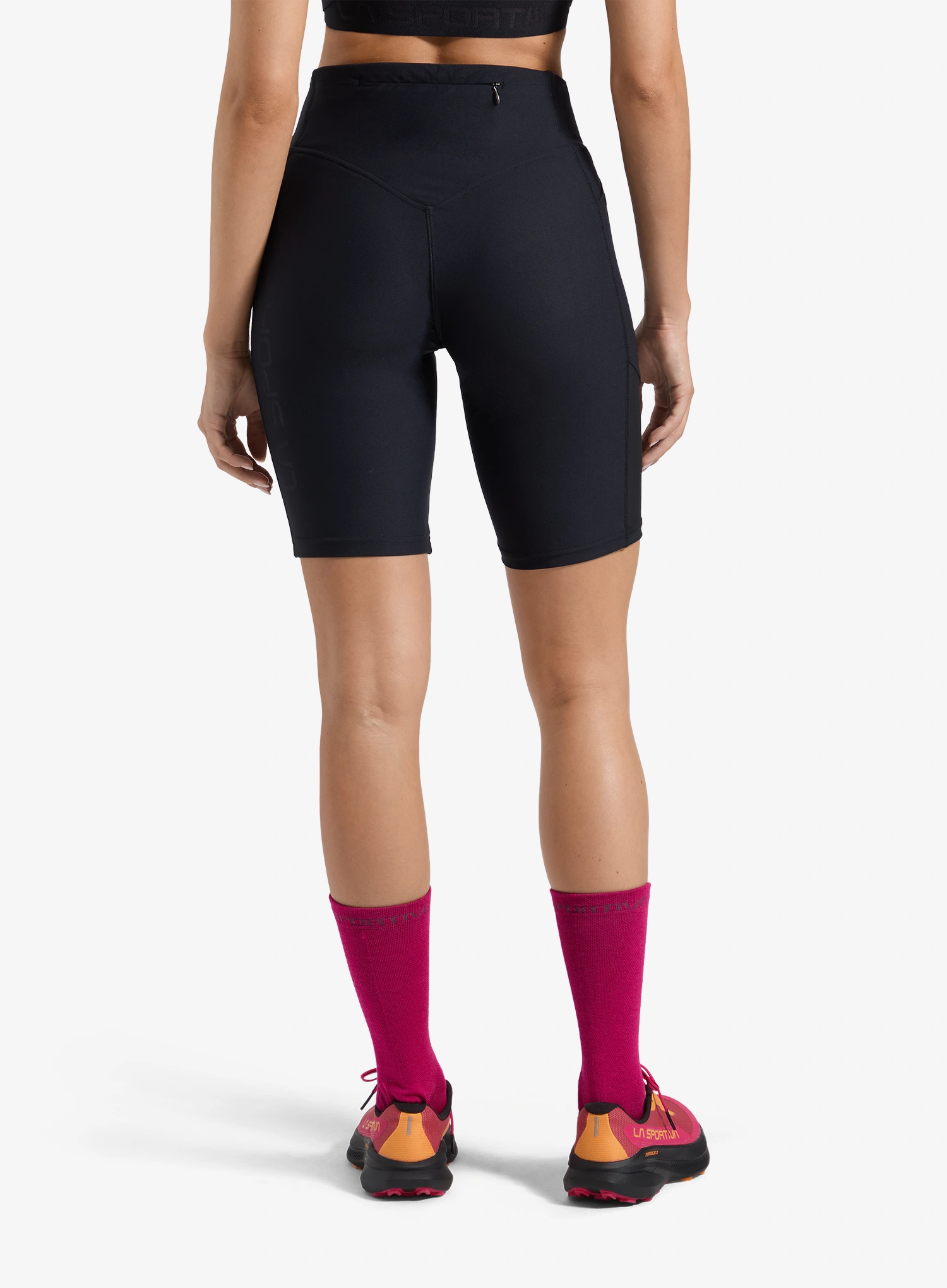 La Sportiva Triumph Tight Short Női rövid futónadrág - black/chalk