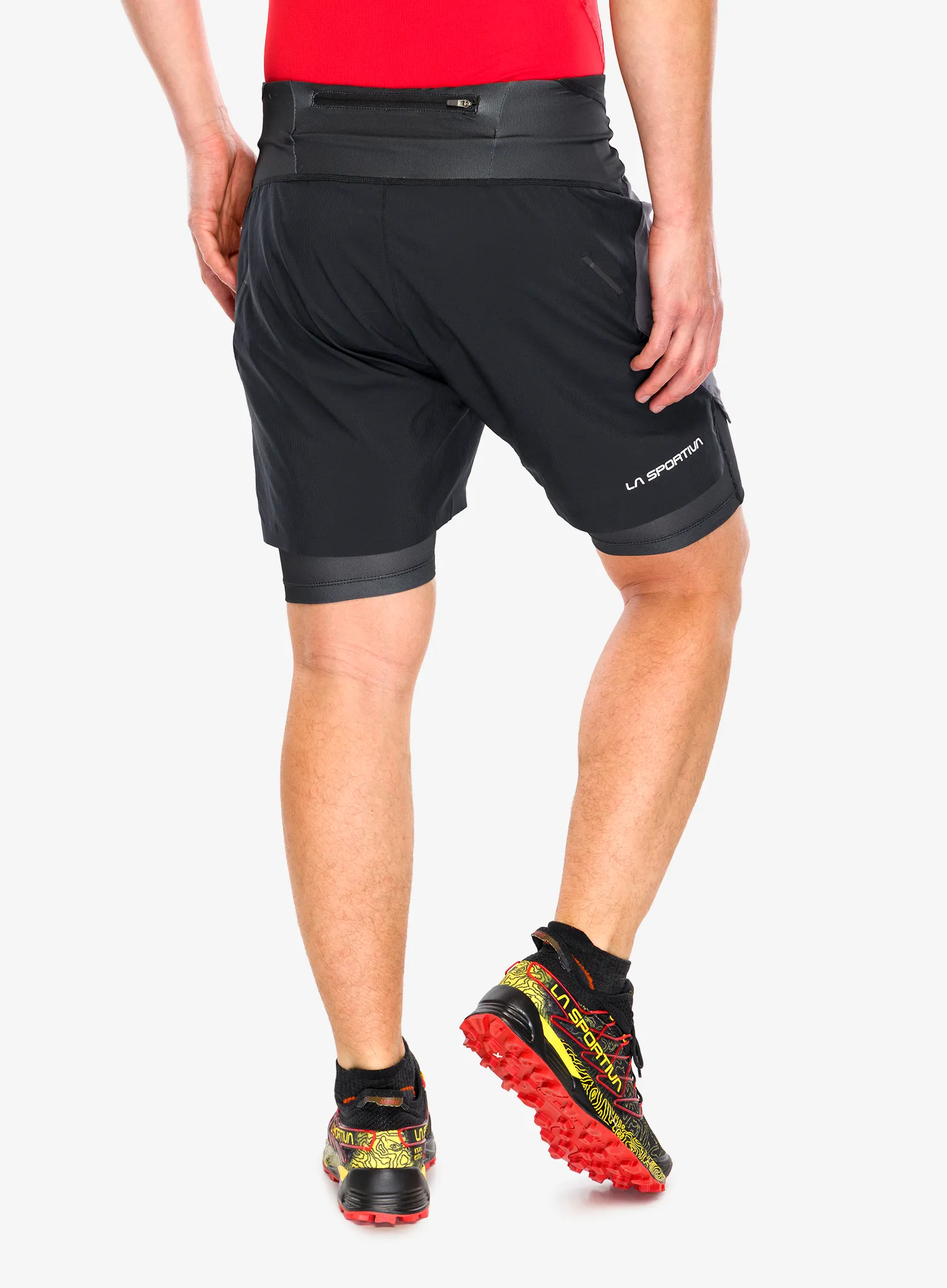 La Sportiva Ultra Distance Shorts Rövid futónadrág - onyx/chalk