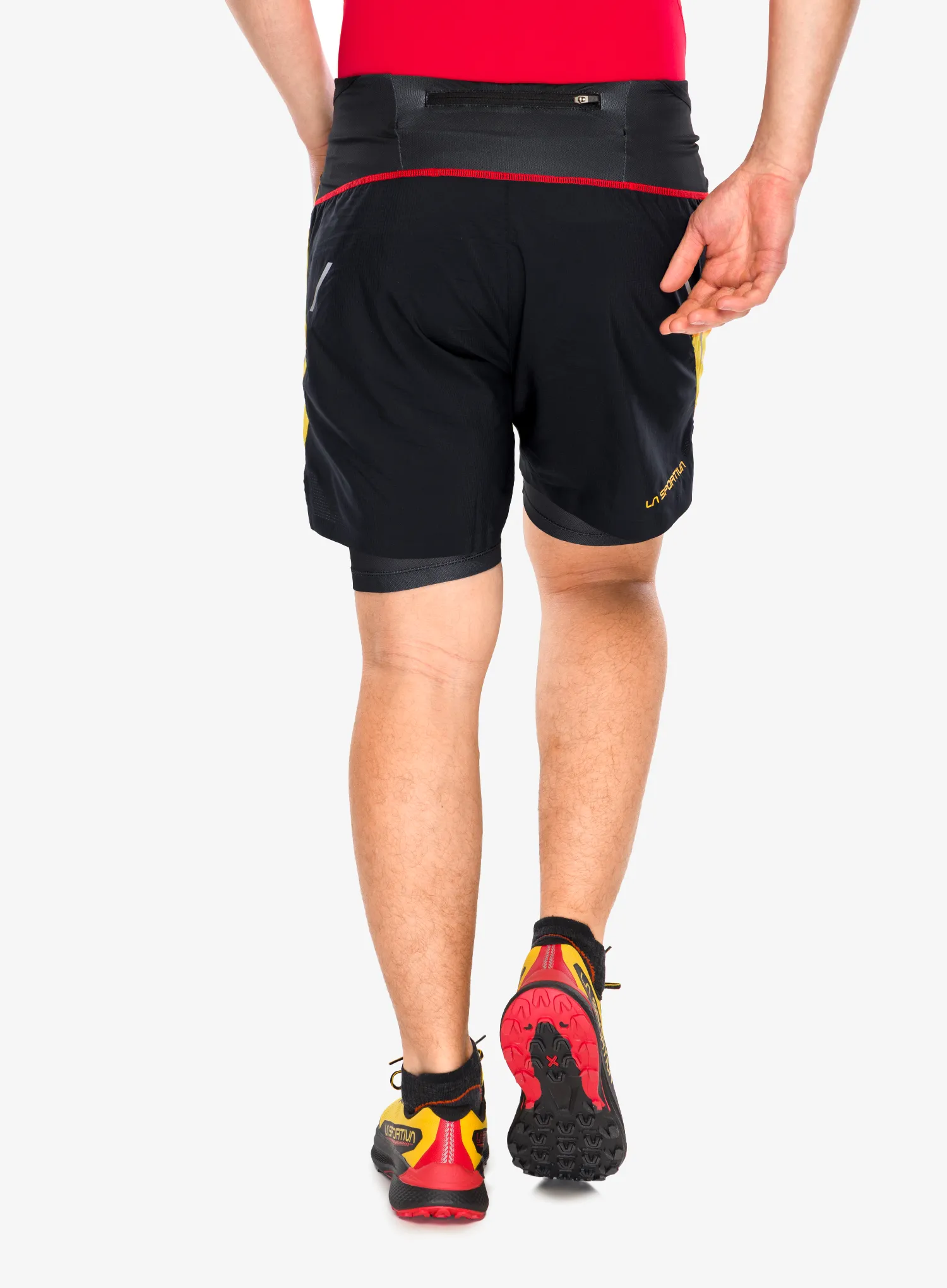 La Sportiva Ultra Distance Shorts Rövid futónadrág - yellow/black
