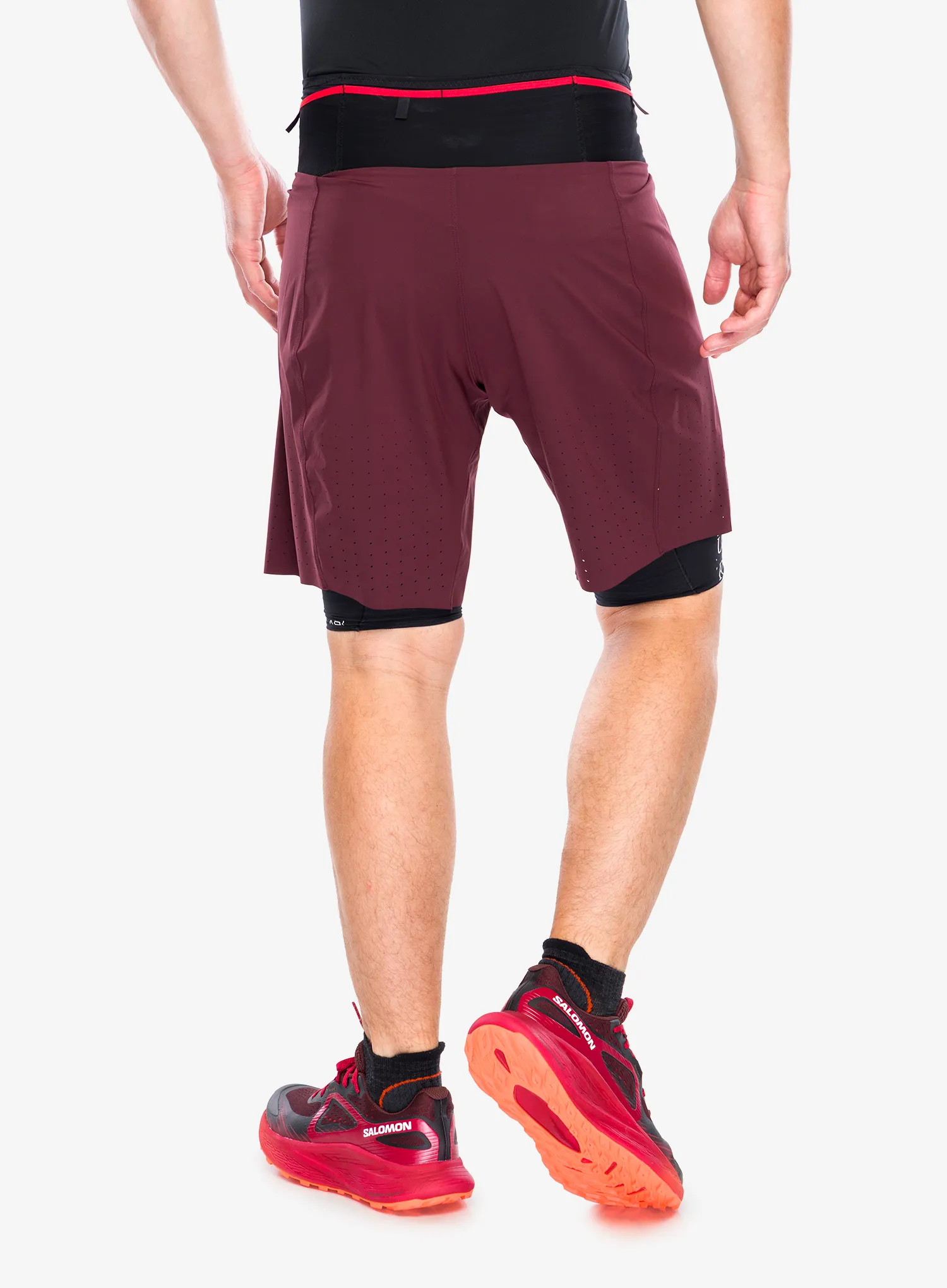 Salomon S/Lab Ultra 2in1 Shorts Rövid futónadrág - decadent chocolate