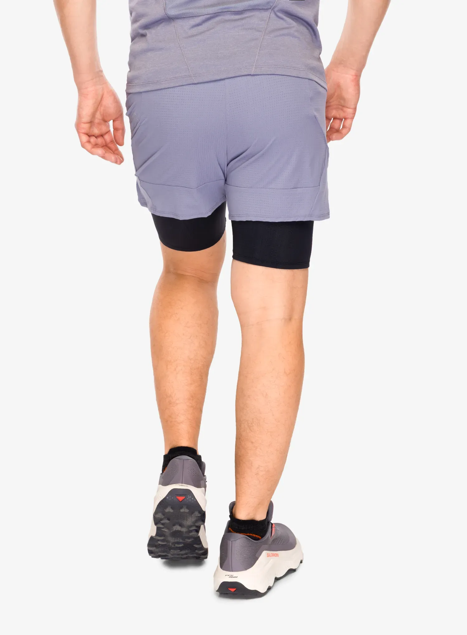 Salomon Sense 2in1 Shorts Rövid futónadrág - blue granite