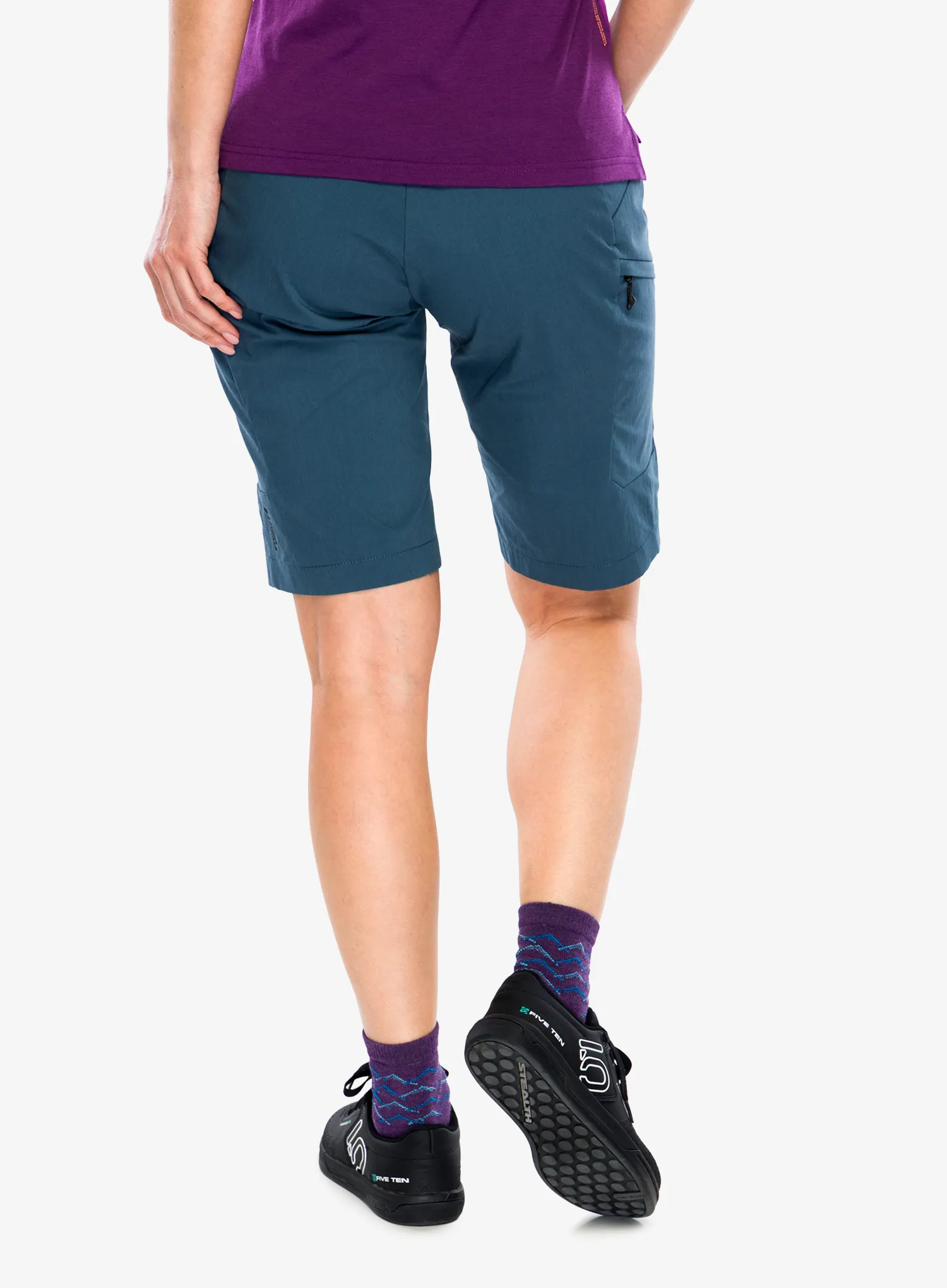 Mons Royale Diversion Merino Trail Shorts Női kerékpáros rövidnadrág - abyss/abyss
