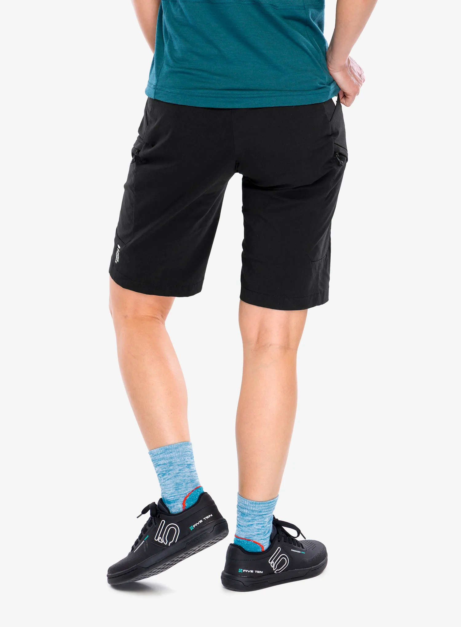 Mons Royale Diversion Merino Trail Shorts Női kerékpáros rövidnadrág - black/black