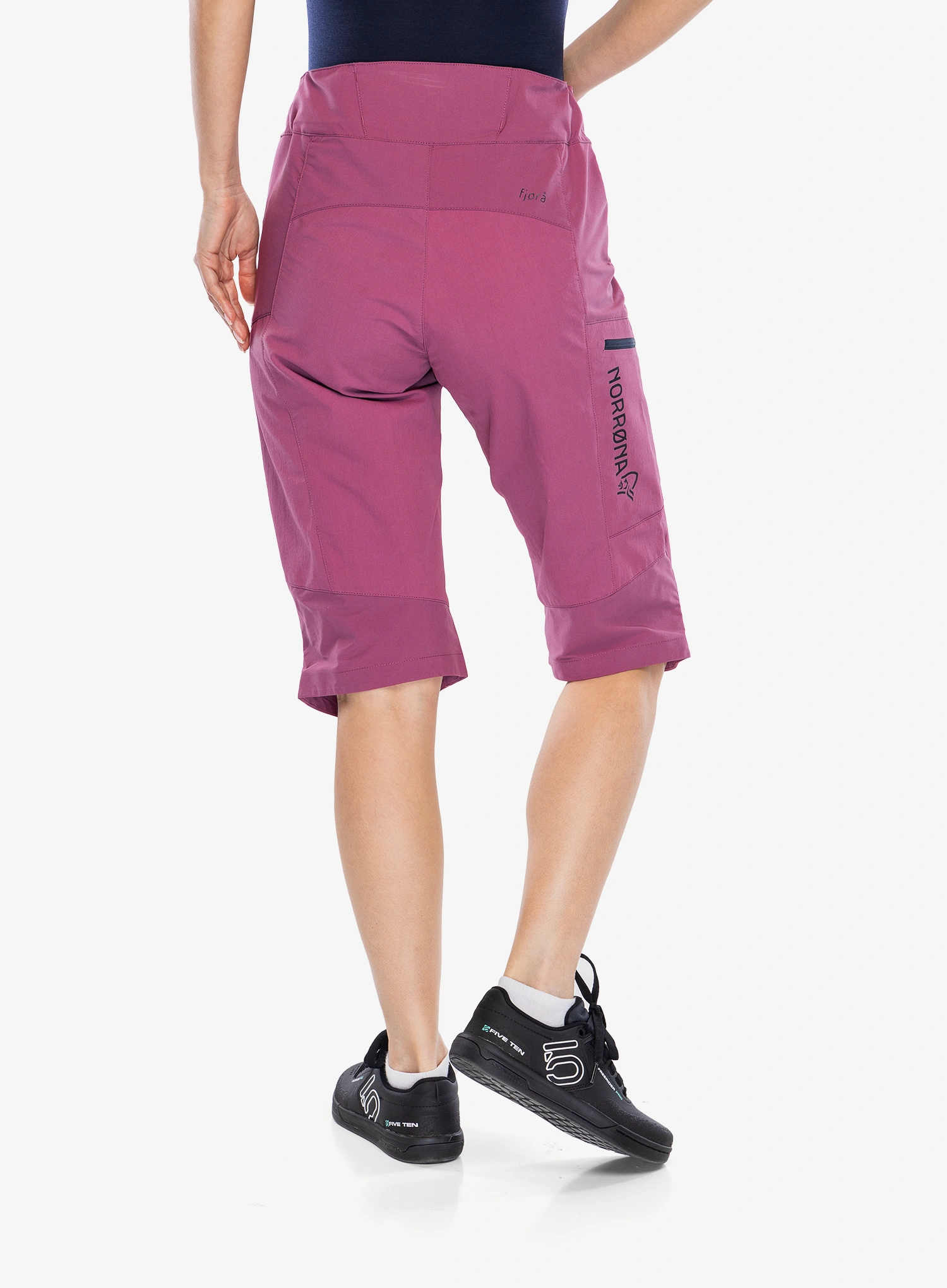 Norrona Fjora Flex1 Shorts Női Kerékpáros Rövidnadrág - violet quartz