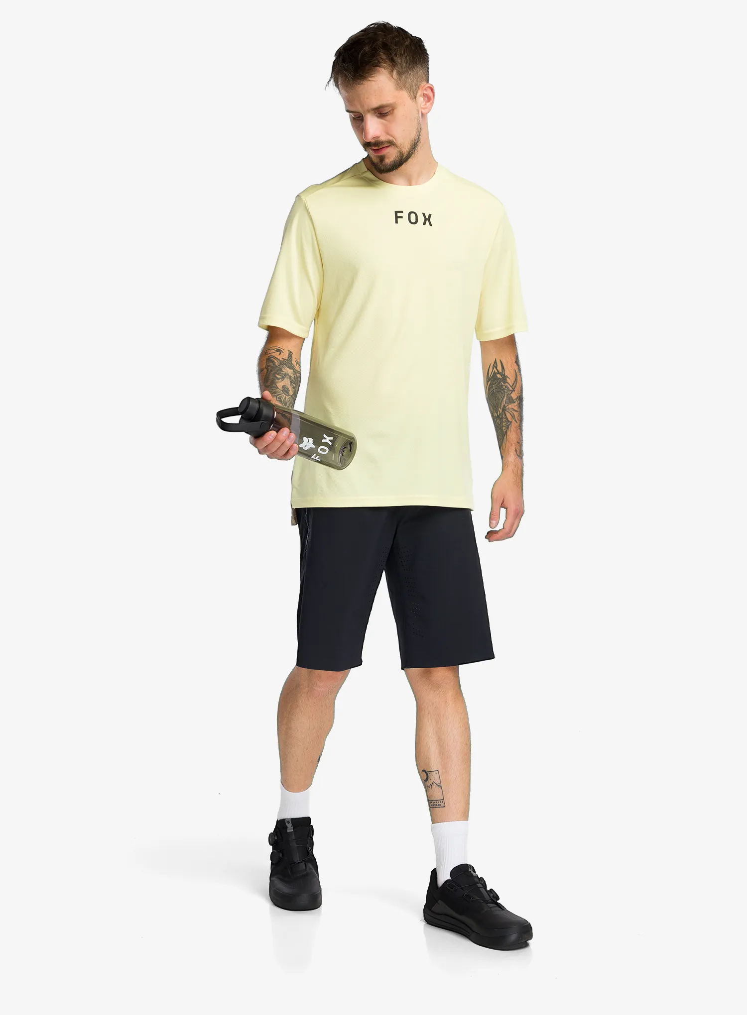 Fox Flexair Short W/Liner Kerékpáros rövidnadrág - black