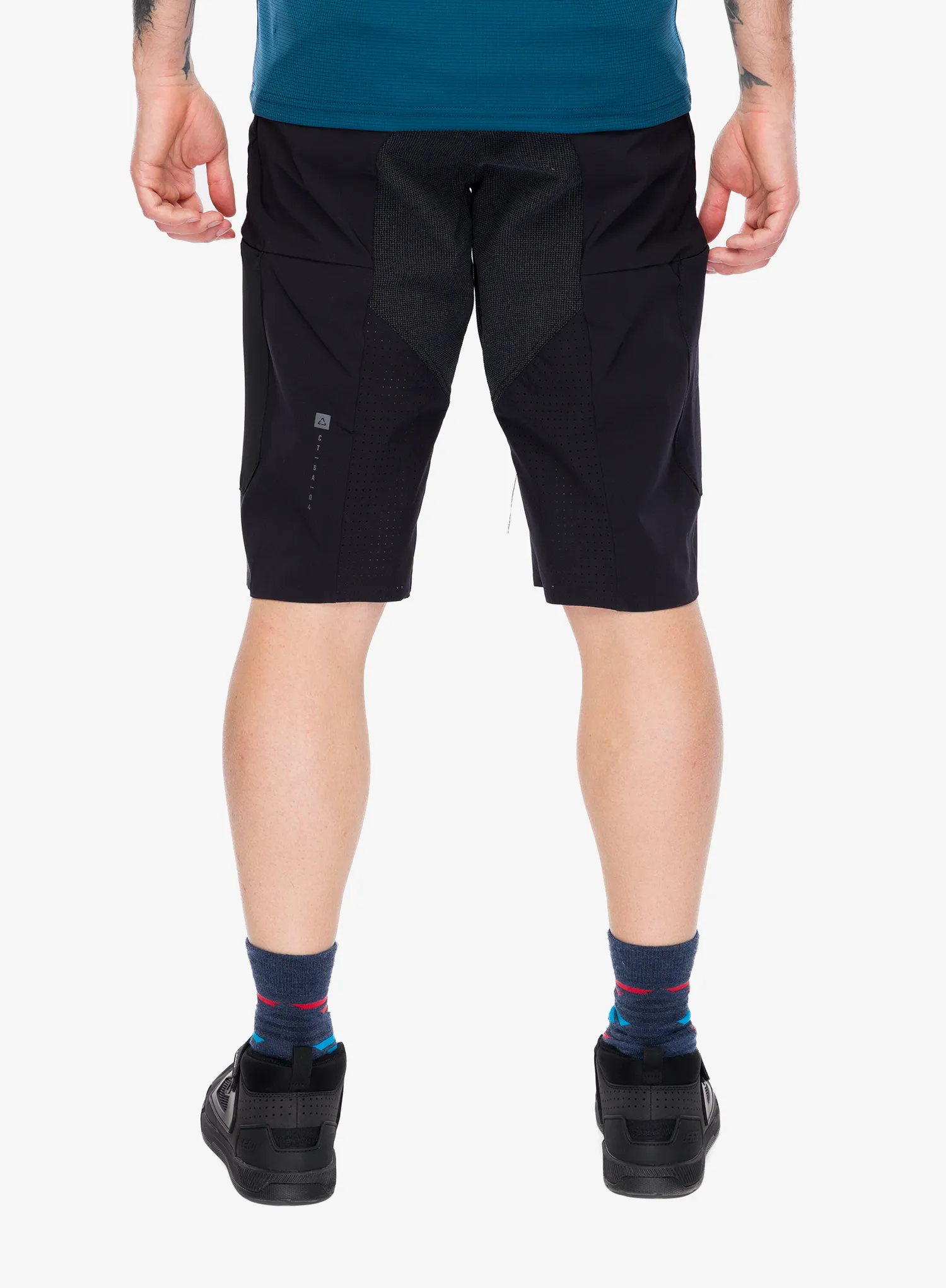 Leatt Shorts MTB Gravity 4.0 Kerékpáros rövidnadrág - ghost black