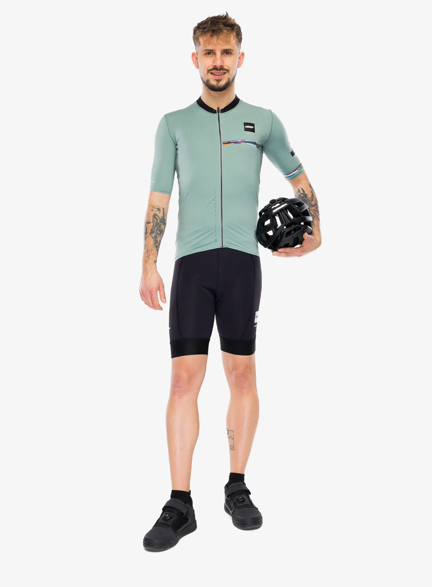 Leatt MTB Endurance 3.0 Kerékpáros rövidnadrág zselés betéttel - black