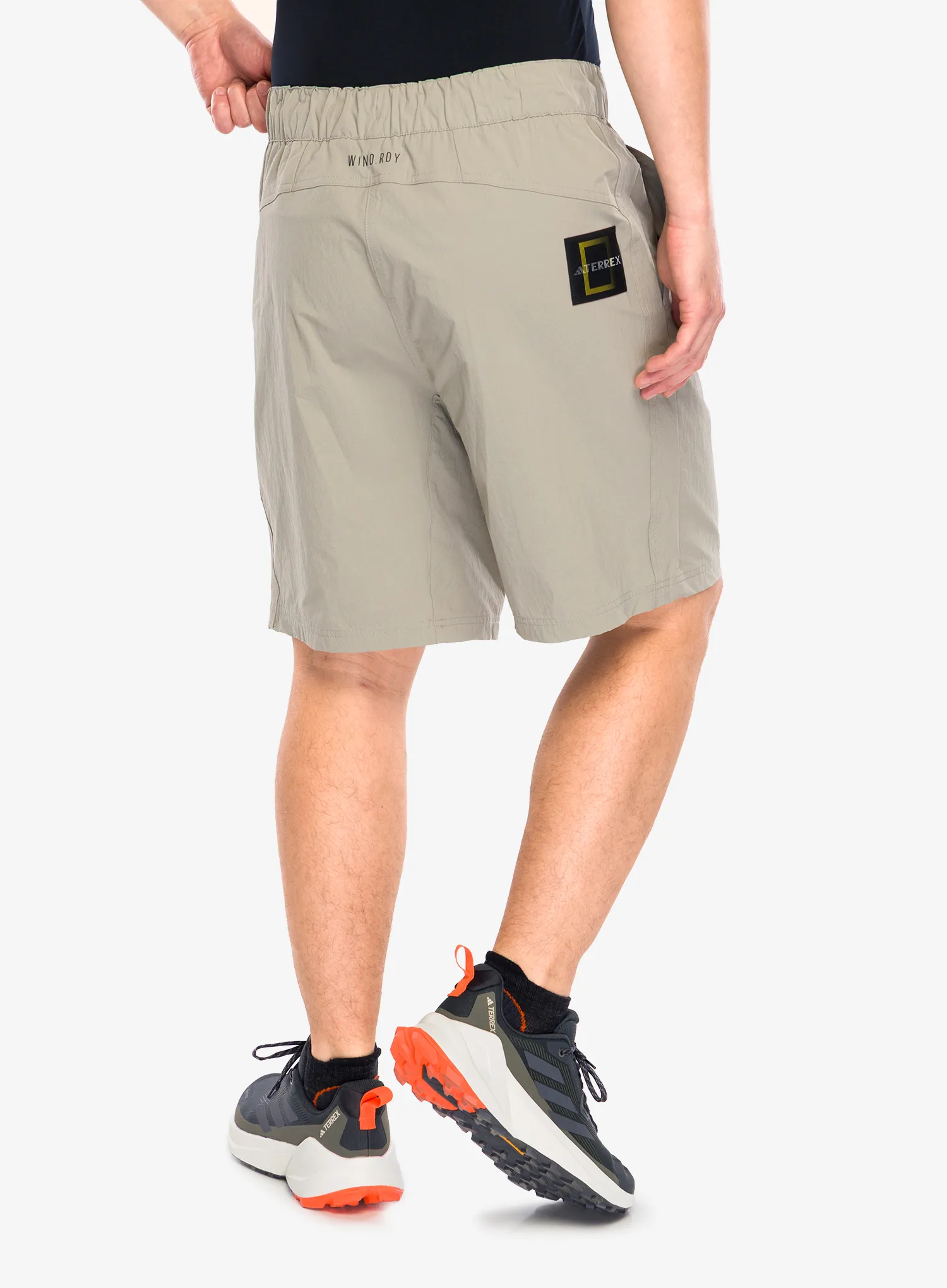 adidas TERREX National Geographic WIND.RDY Shorts Rövidnadrág túrázáshoz - putty beige