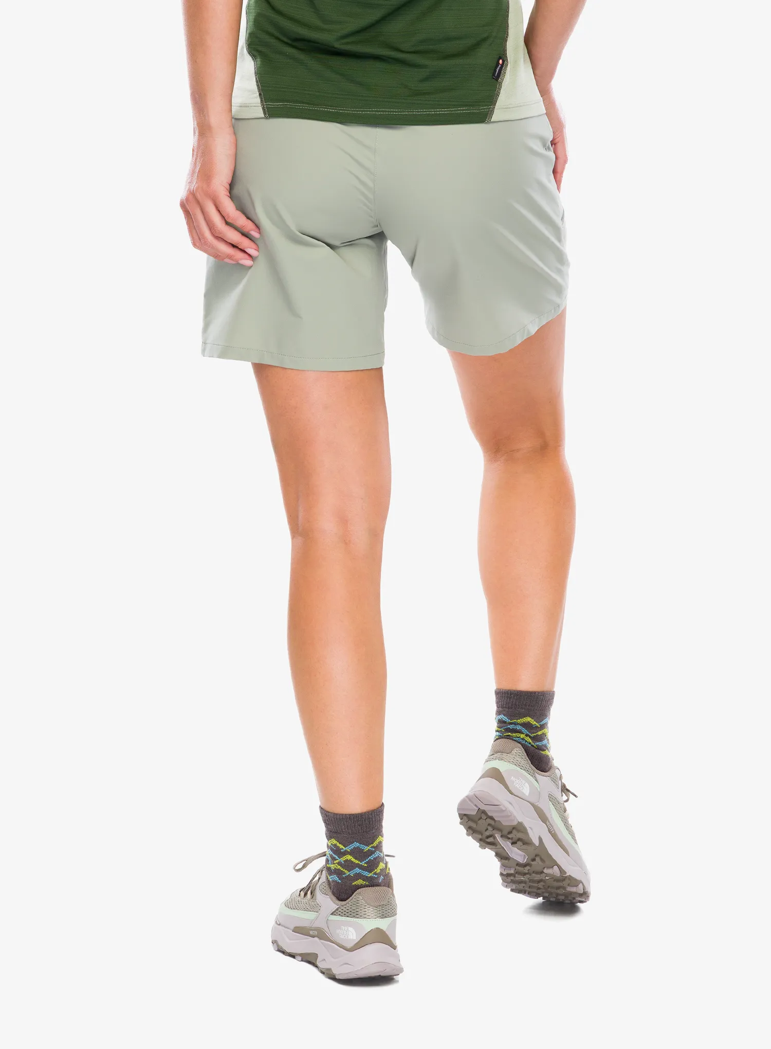 Jack Wolfskin Prelight Stride Short Női rövidnadrág - mint leaf