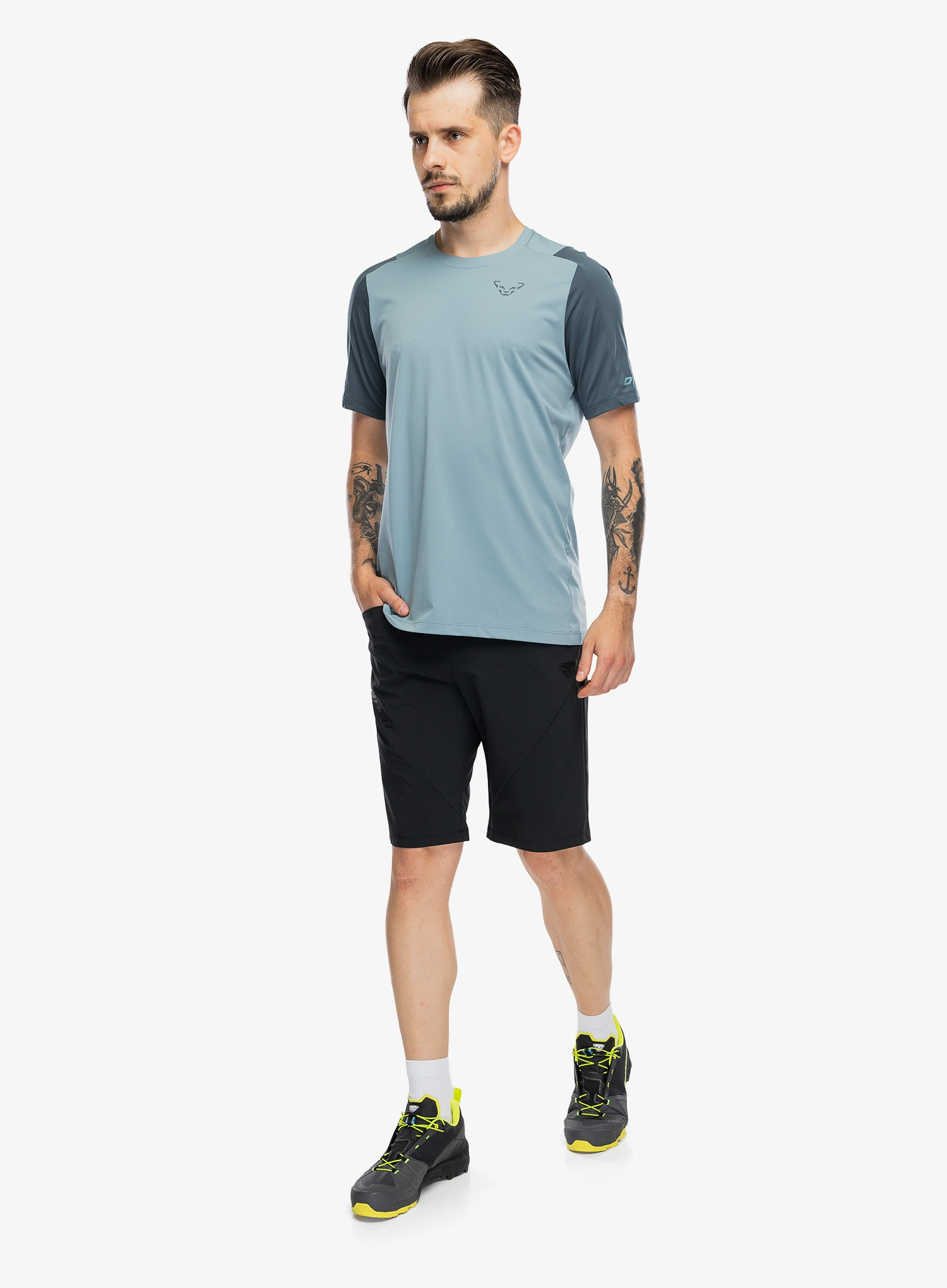 Dynafit Traverse Hybrid Shorts Rövidnadrág túrázáshoz - black out