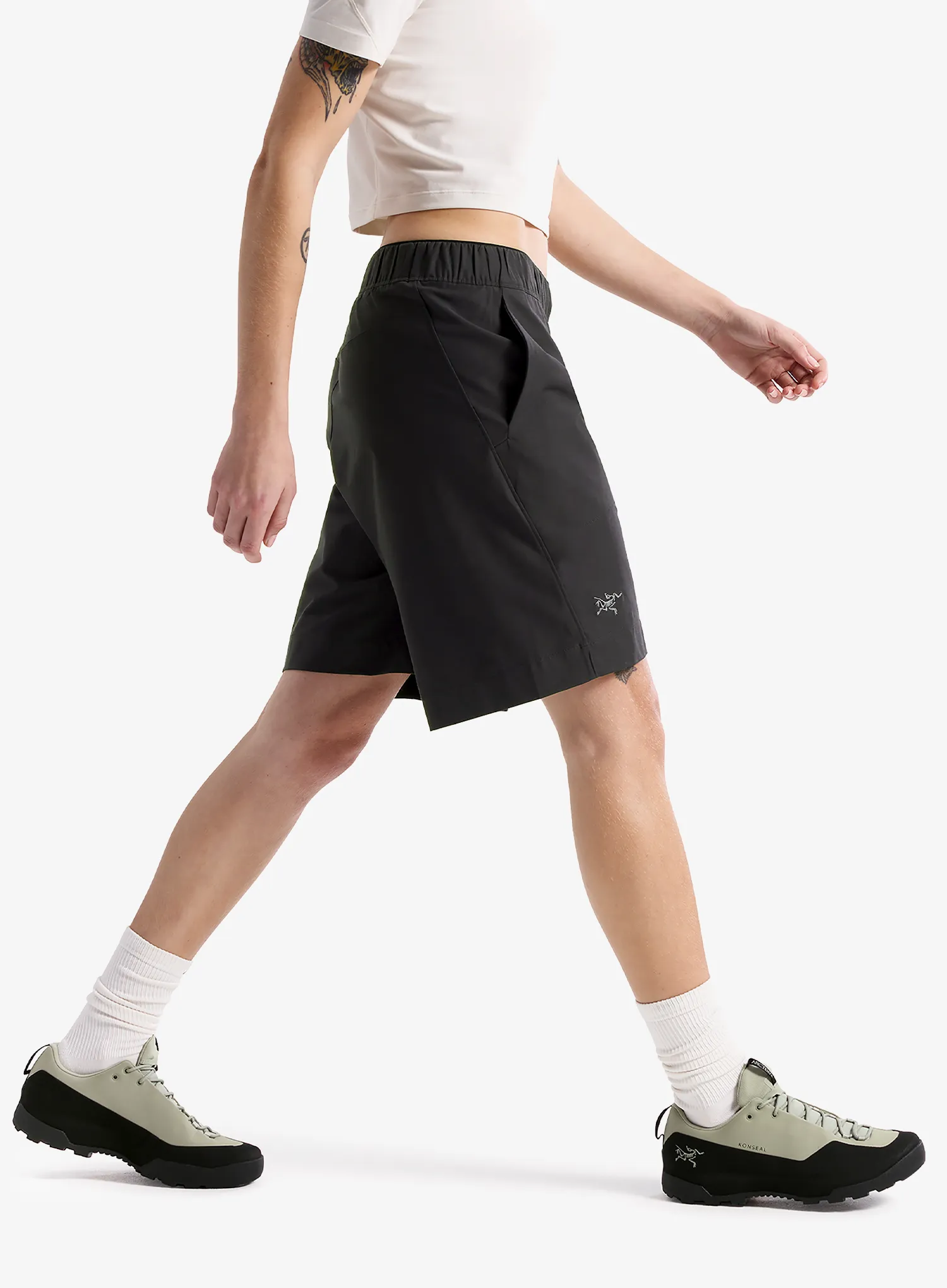 Arcteryx Kragg Cotton Short 9 Női rövid mászónadrágok - black