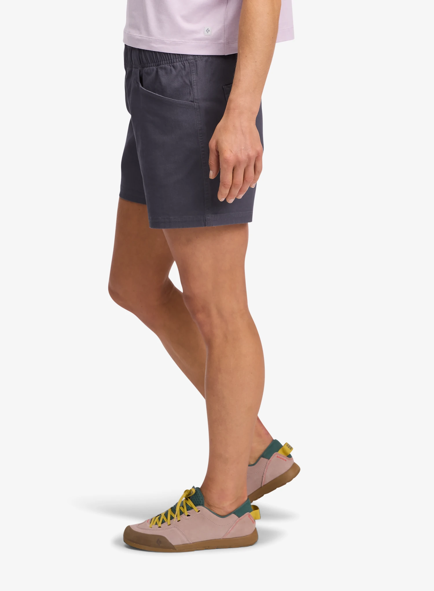 Black Diamond Dirtbag Twill Shorts Női rövid mászónadrágok - charcoal
